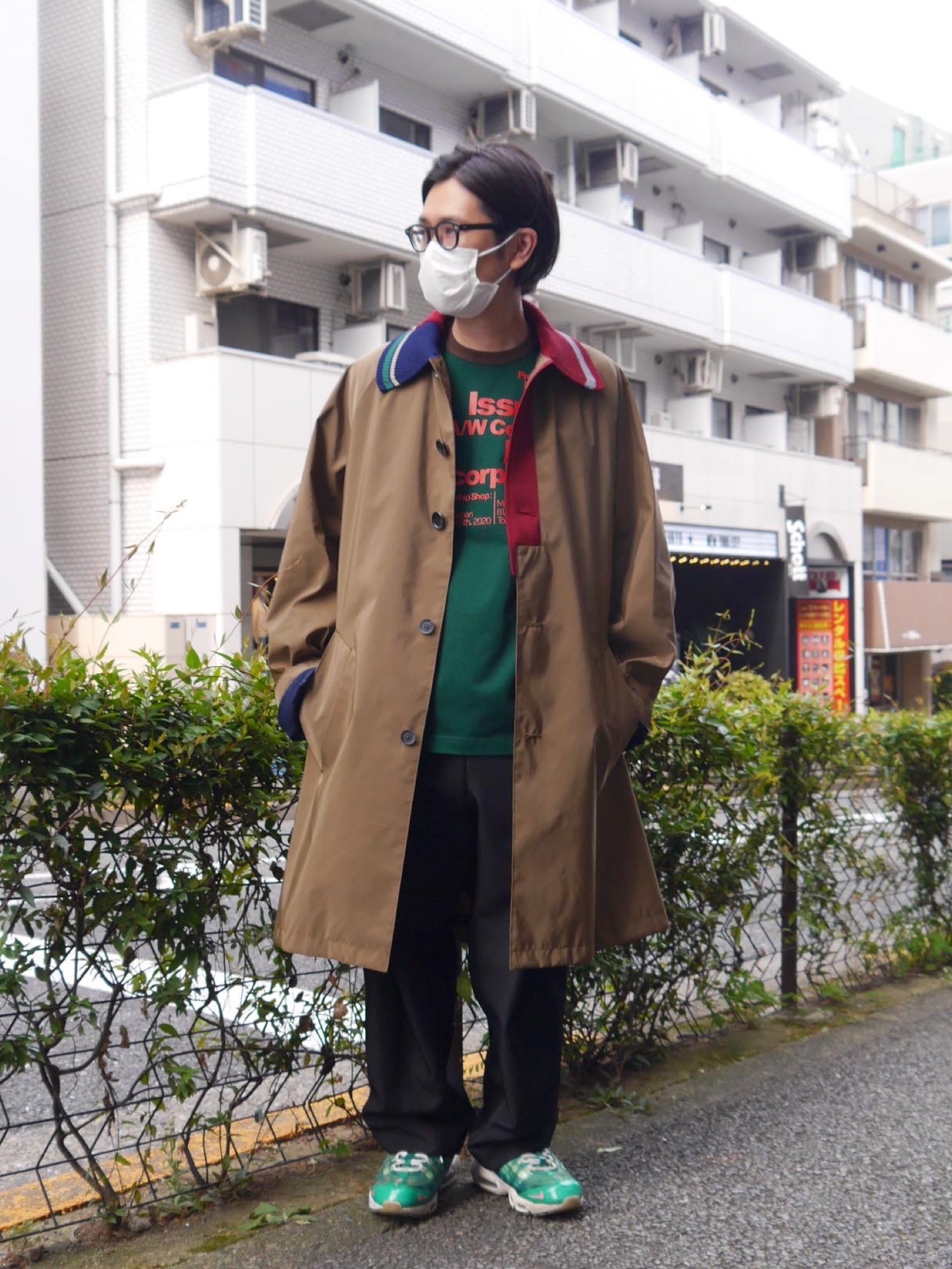一政(MIDWEST TOKYO MEN)｜kolorのステンカラーコートを使った ...