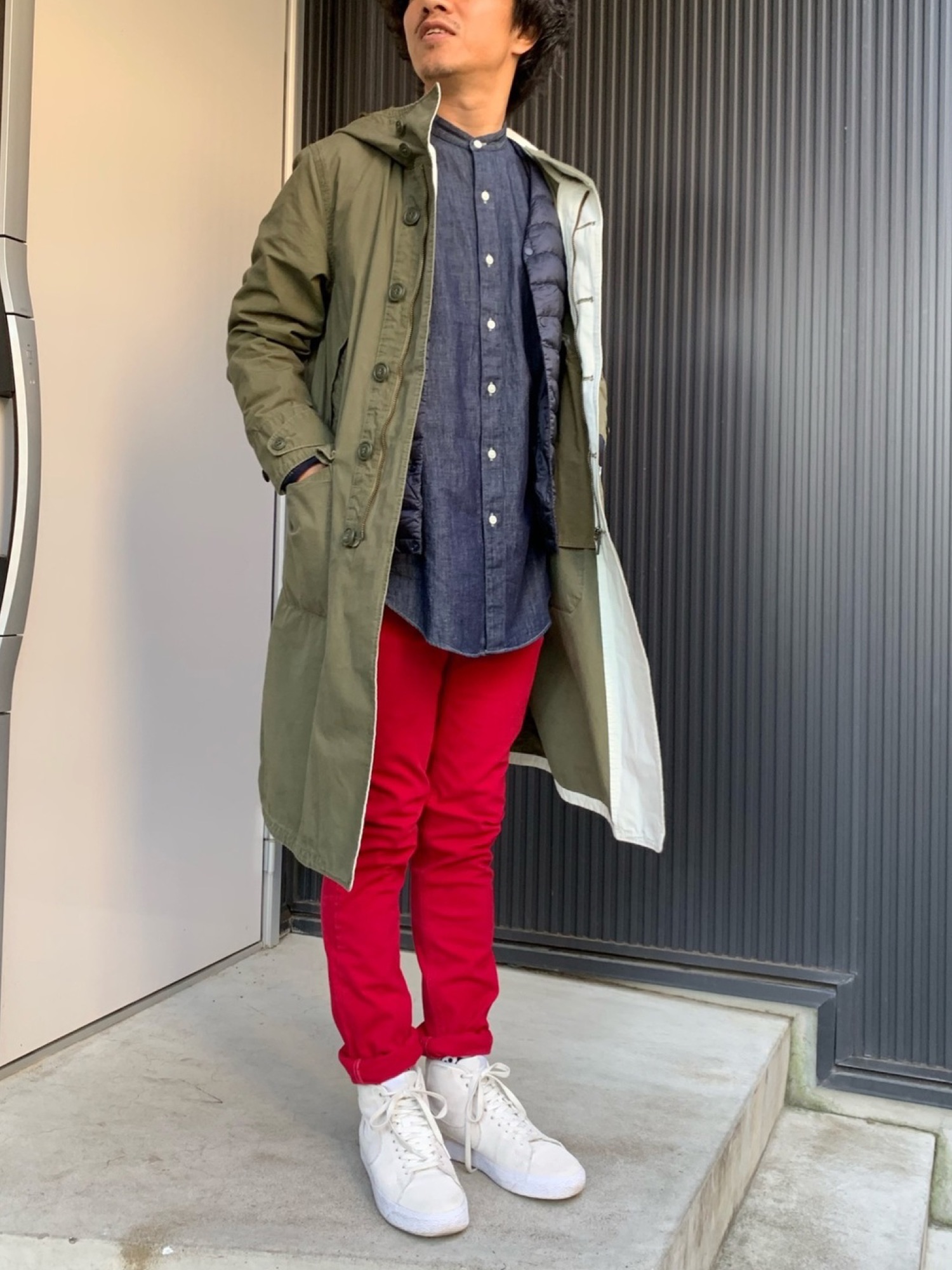 HOLLYWOOD RANCH MARKETのモッズコートを使った人気ファッション