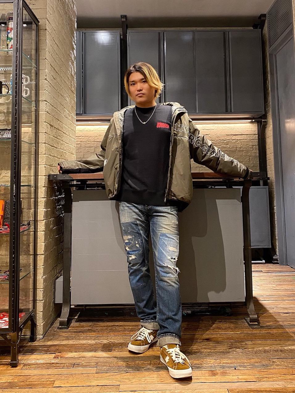初期HYSTERIC ガールスウェット　FREE SIZE メンズS〜M相当 HYSTERIC GLAMOUR（ヒステリックグラマー）の「SUPERIOR SOUNDS