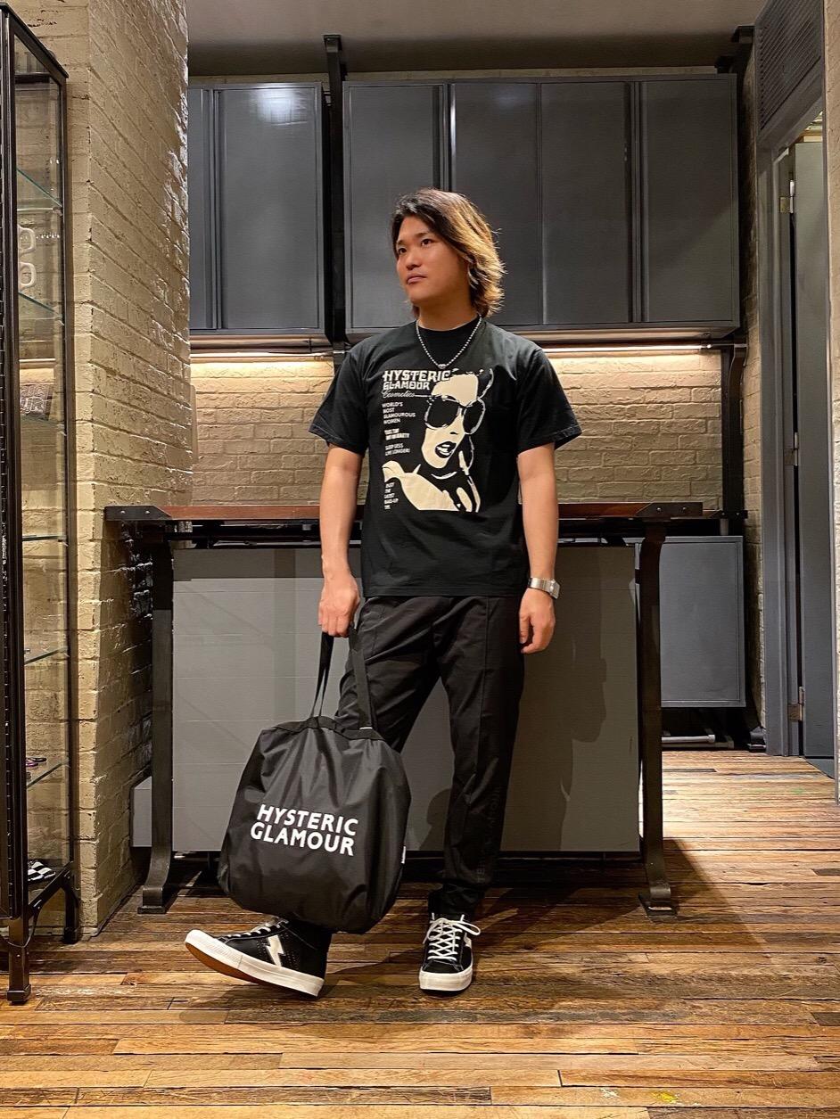 HYSTERIC GLAMOUR 総柄 パッカブル エコバッグ HYSTERIC GLAMOUR（ヒステリックグラマー）の「WICKED ALL GOOD