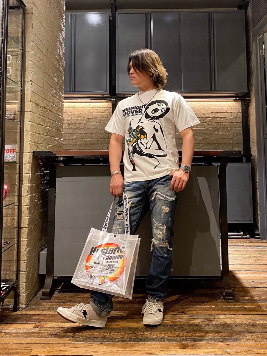HYSTERIC GLAMOUR（ヒステリックグラマー）の「MIDNIGHT MOVER Tシャツ