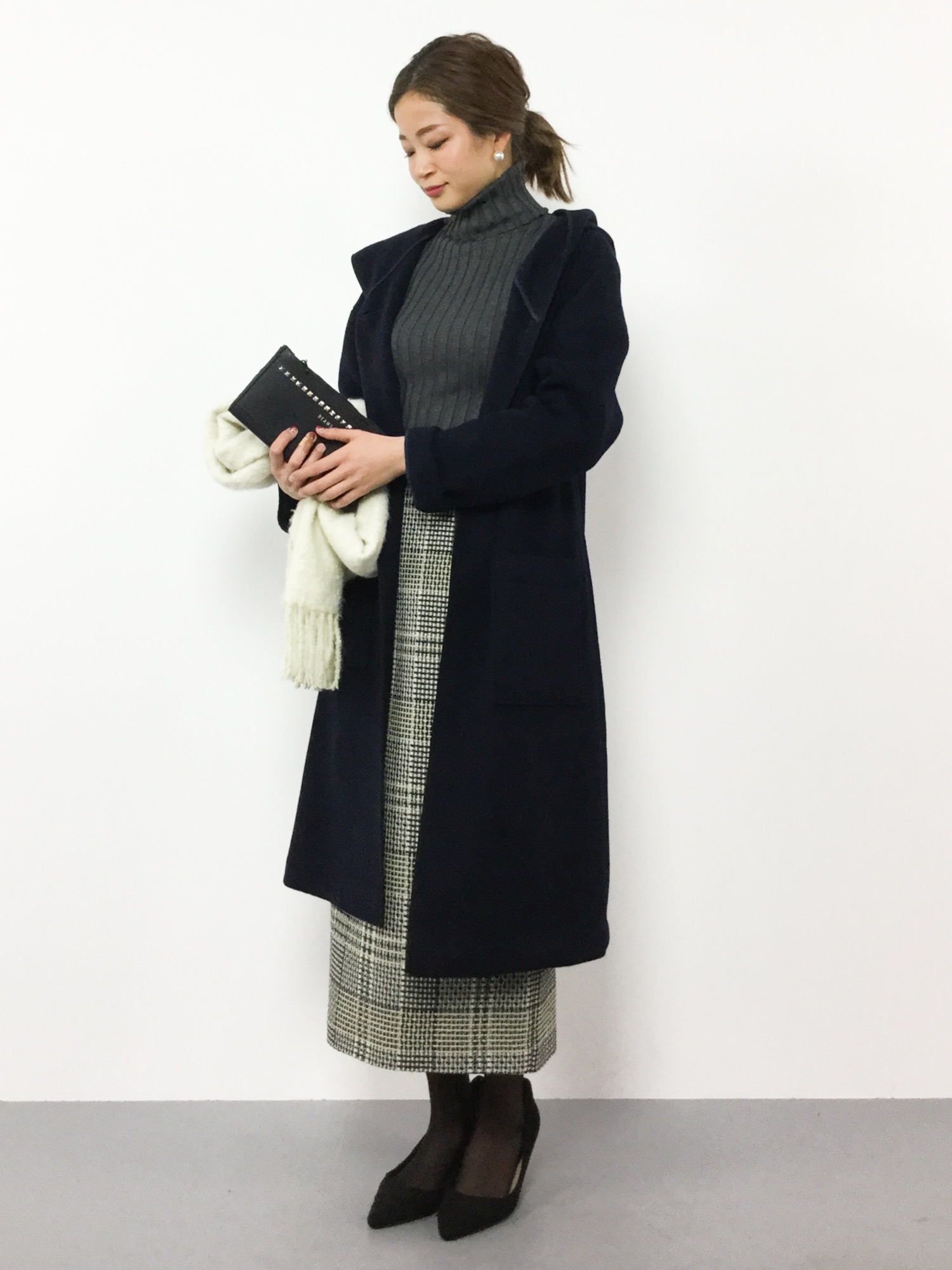 UNITED TOKYOのダッフルコートを使ったレディース人気ファッション