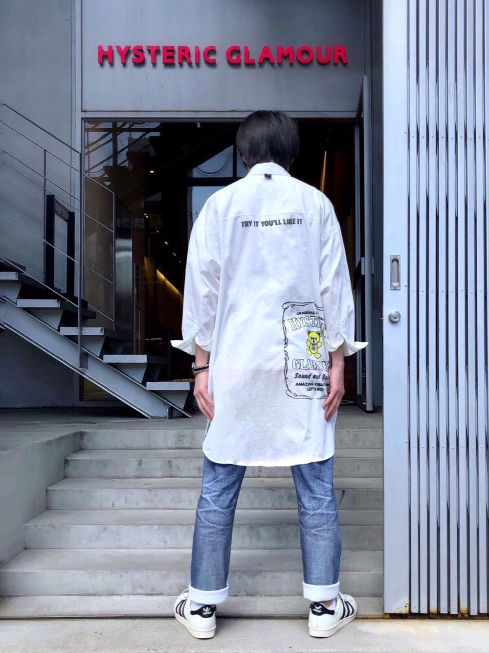 HYSTERIC GLAMOURヒステリックグラマー転写デニム　スウェットパンツ ヒステリックグラマー 転写デニムスウェットパンツhystericglamor