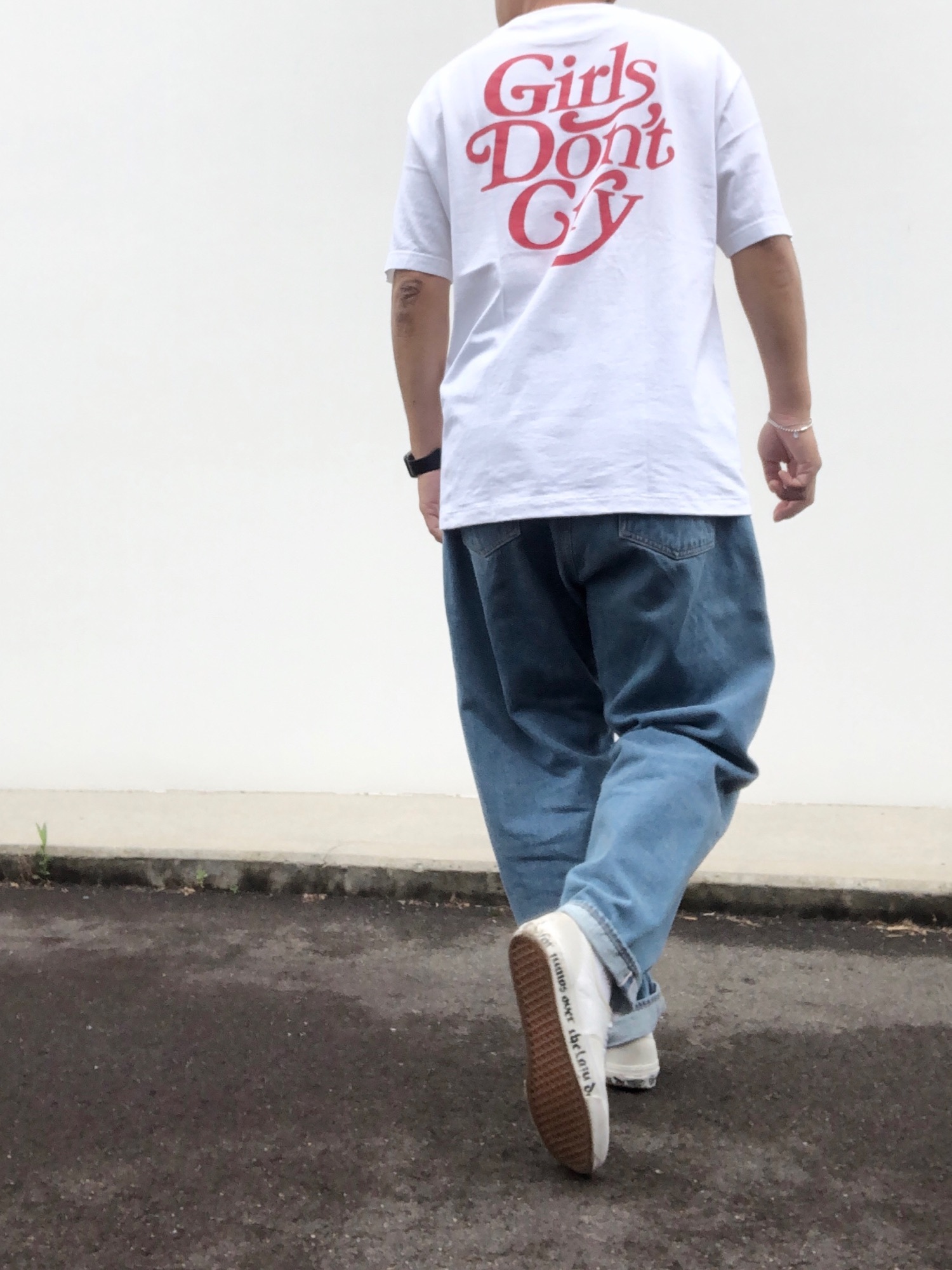 bukht（ブフト）の「bukht/ブフト/new big denim pants stone bio wash