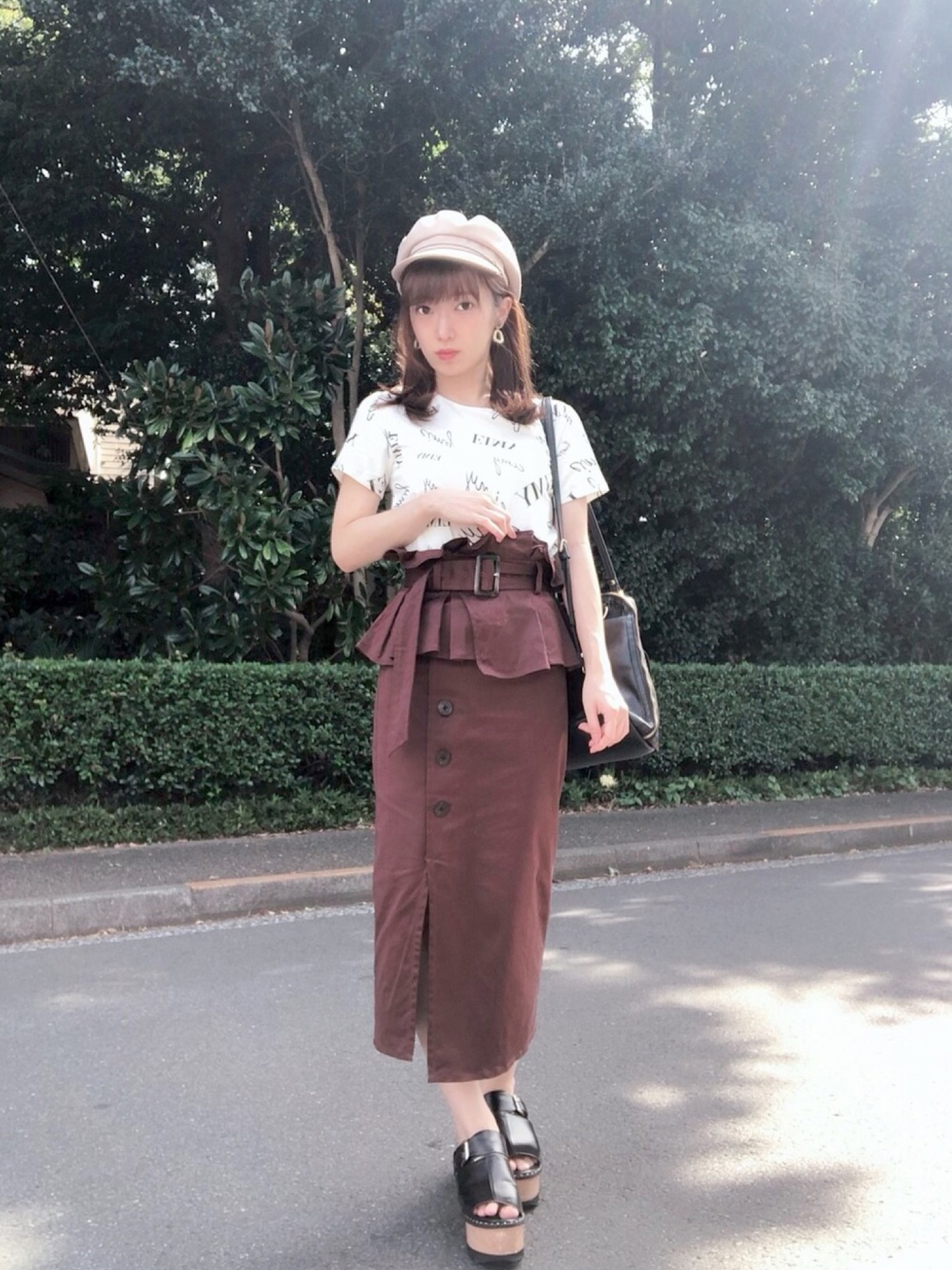SNIDEL♡ポンチタイトストレッチスカート - ロングスカート