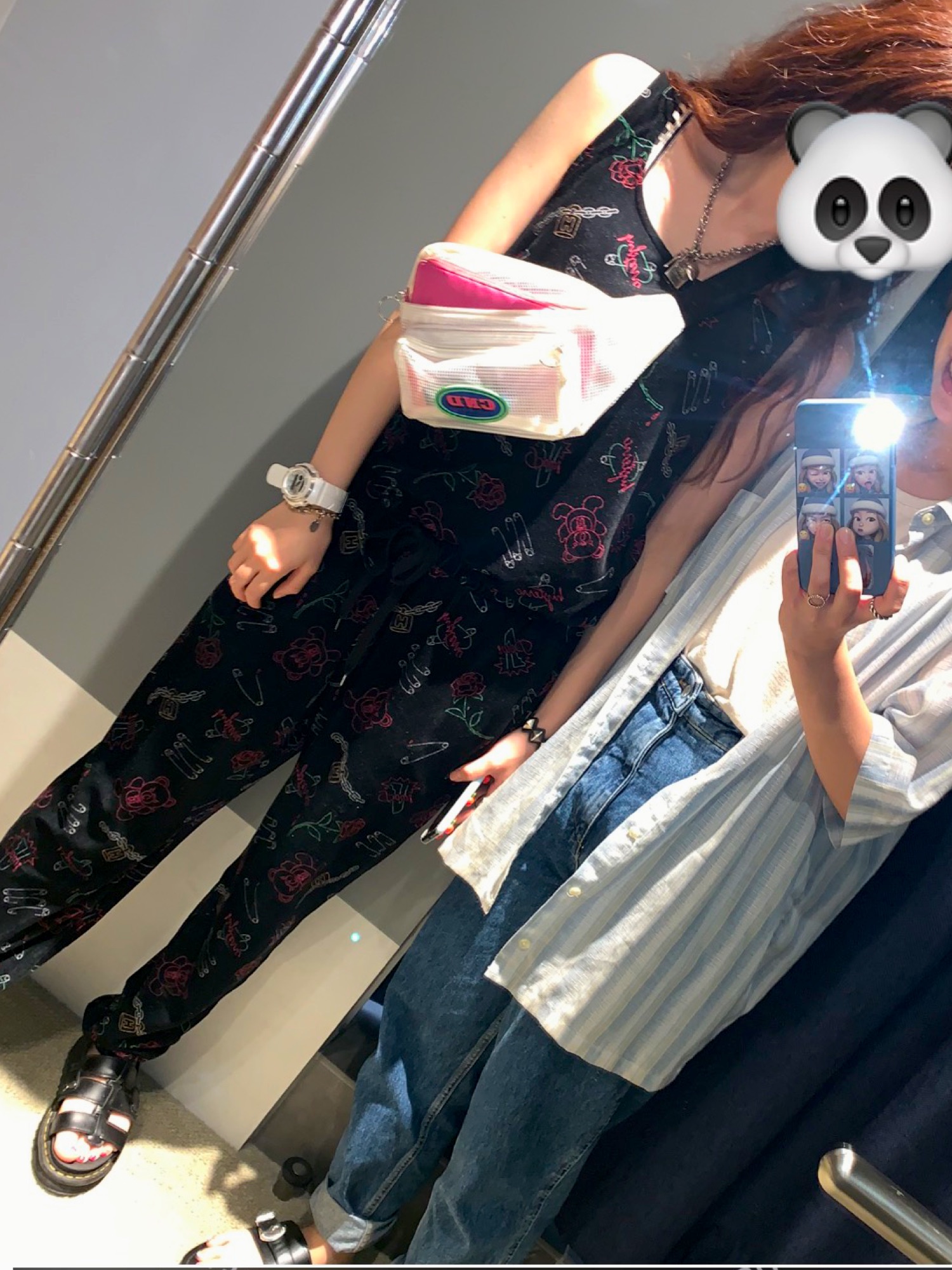 HYSTERIC GLAMOUR BEAR総柄 オールインワン HYSTERIC GLAMOUR BEAR総柄 オールインワン - サロペット