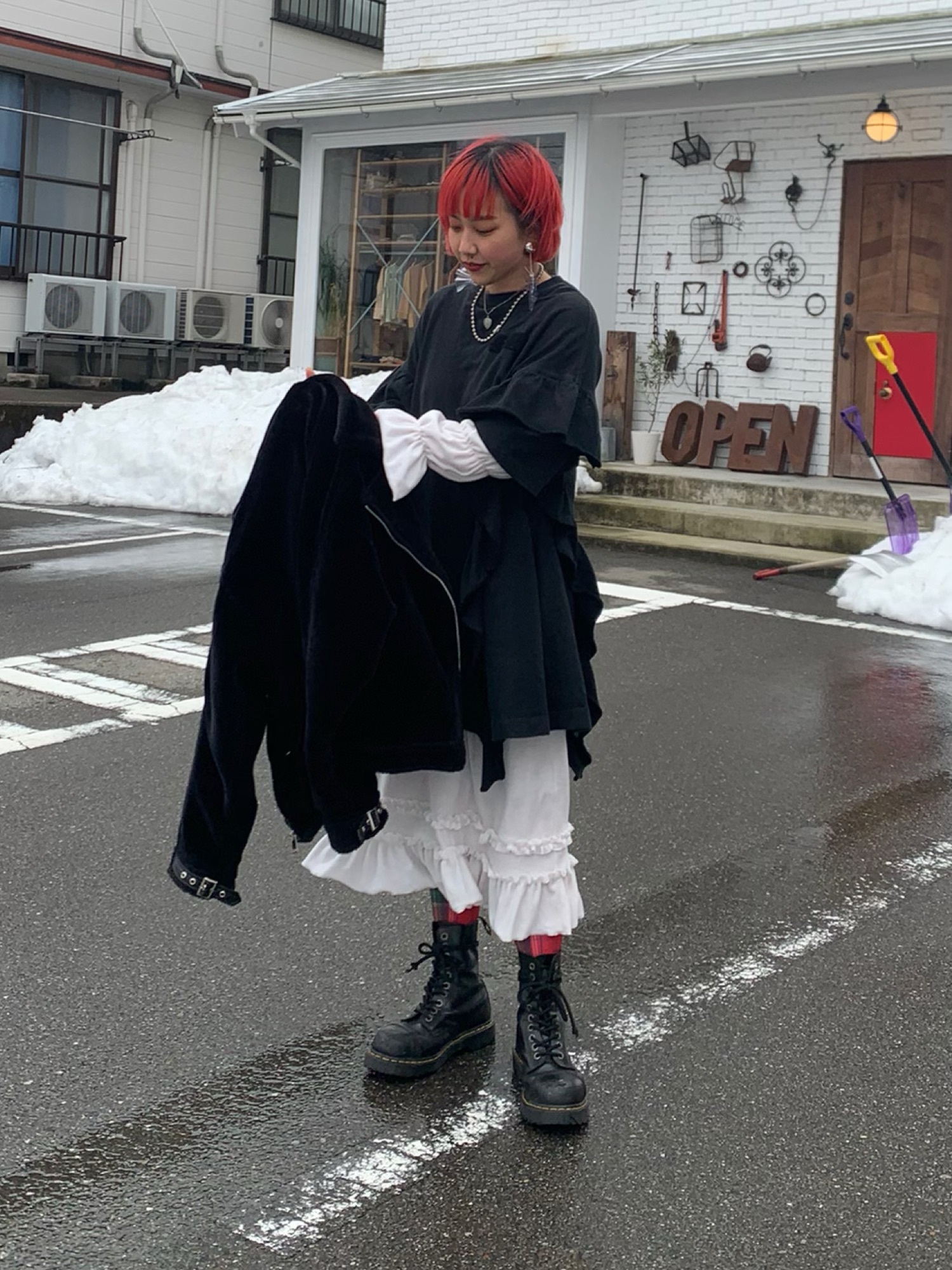 ジャケット・アウター posemama ポリエステルオックスMA-1ジャケット｜BIGI online store - ビギ