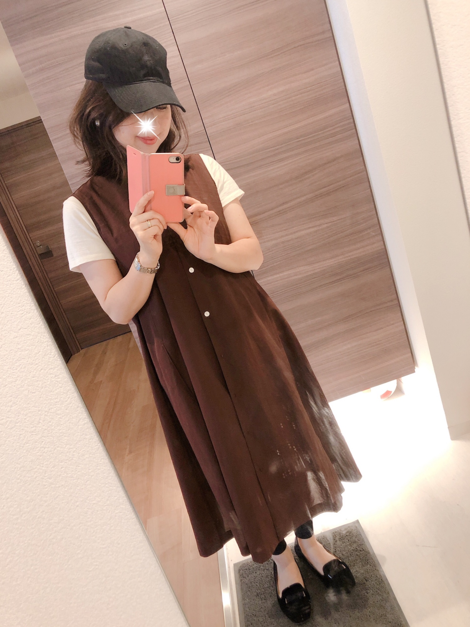agnes b.（アニエスベー）の「GF26 CASQUETTE レザールキャップ