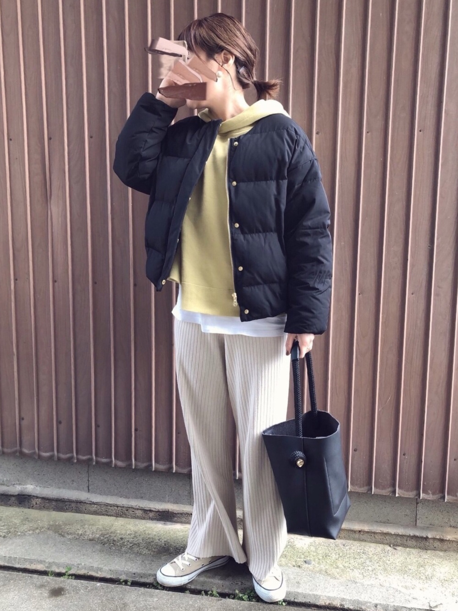 SLOBE IENA（スローブイエナ）の「ノーカラーショートダウンブルゾン