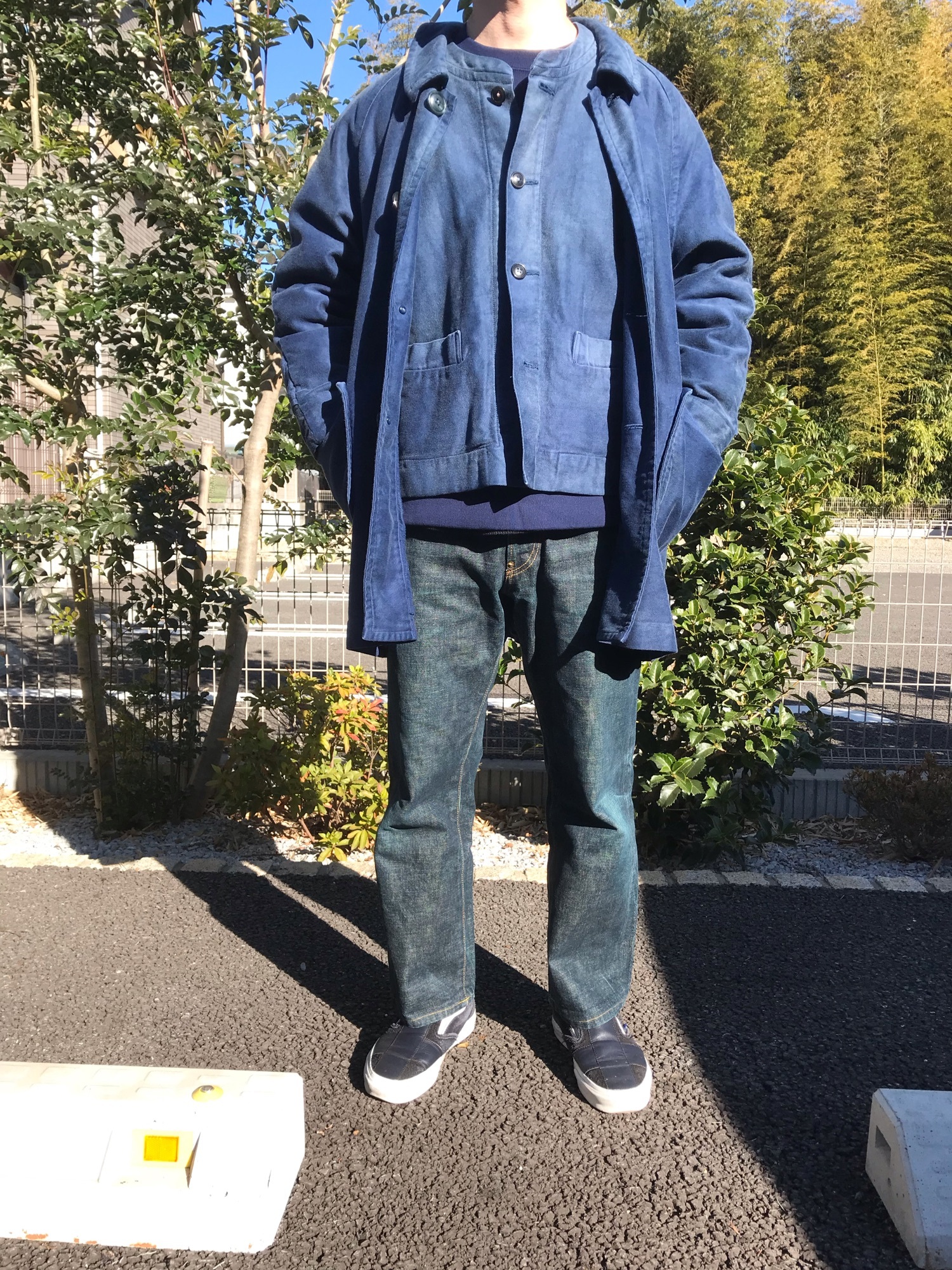 CALEE（キャリー）の「FIVE POCKET STRAIGHT DENIM PANTS