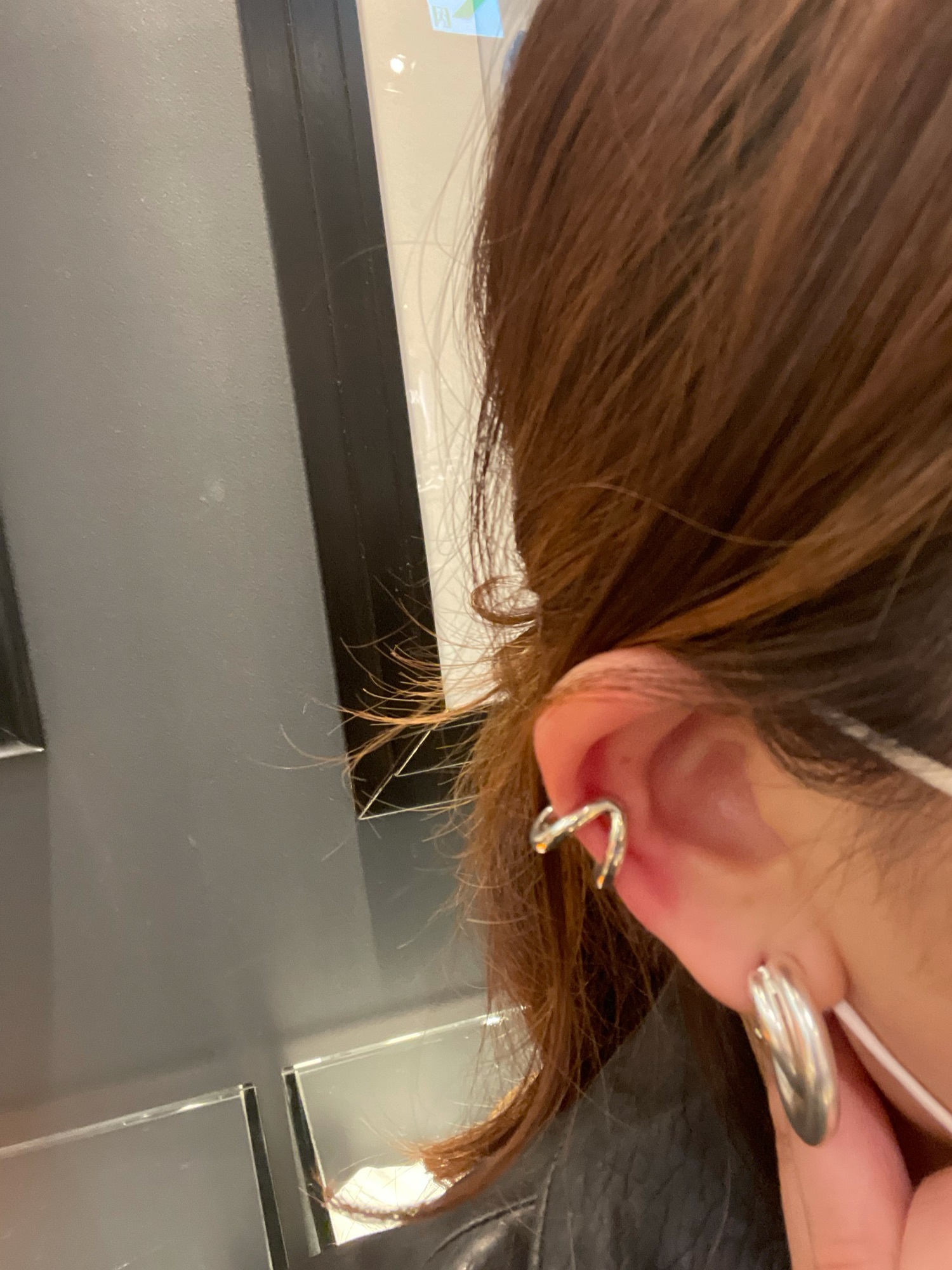 【激安通販 オンラインショップ】日用品 LEE掲載ルフェールイヤーカフ見えピアス アクセサリー