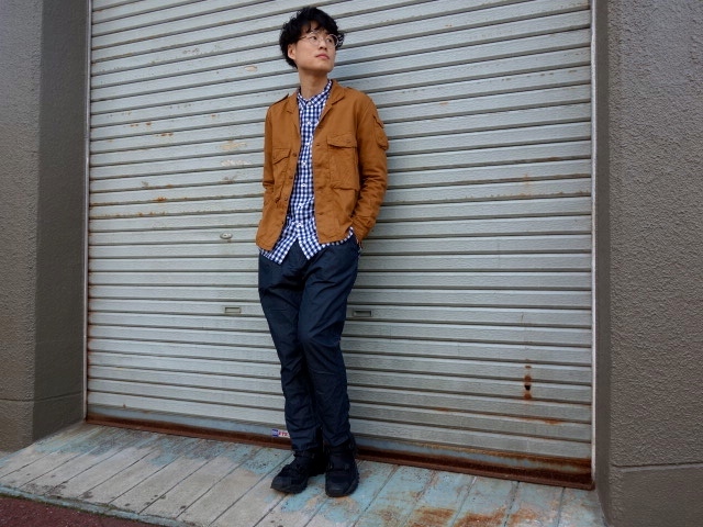 Nonnative ROAMER ANKLE CUT CHINO PANTS WOOL MIX DOBBY size2