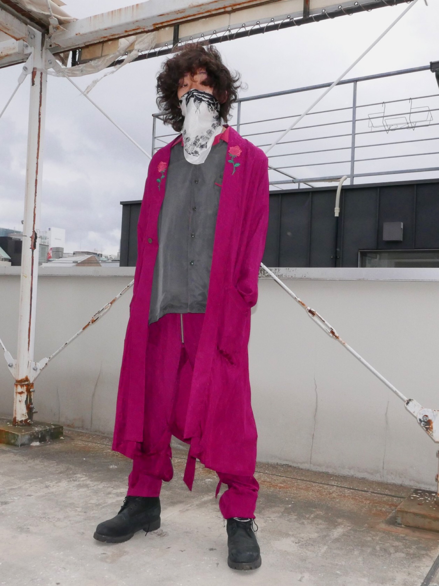 パンツ BLACK WEIRDOS Paisley Bondage Pants Black Weirdos（ブラックウィドウ）の「Black Weirdos Paisley
