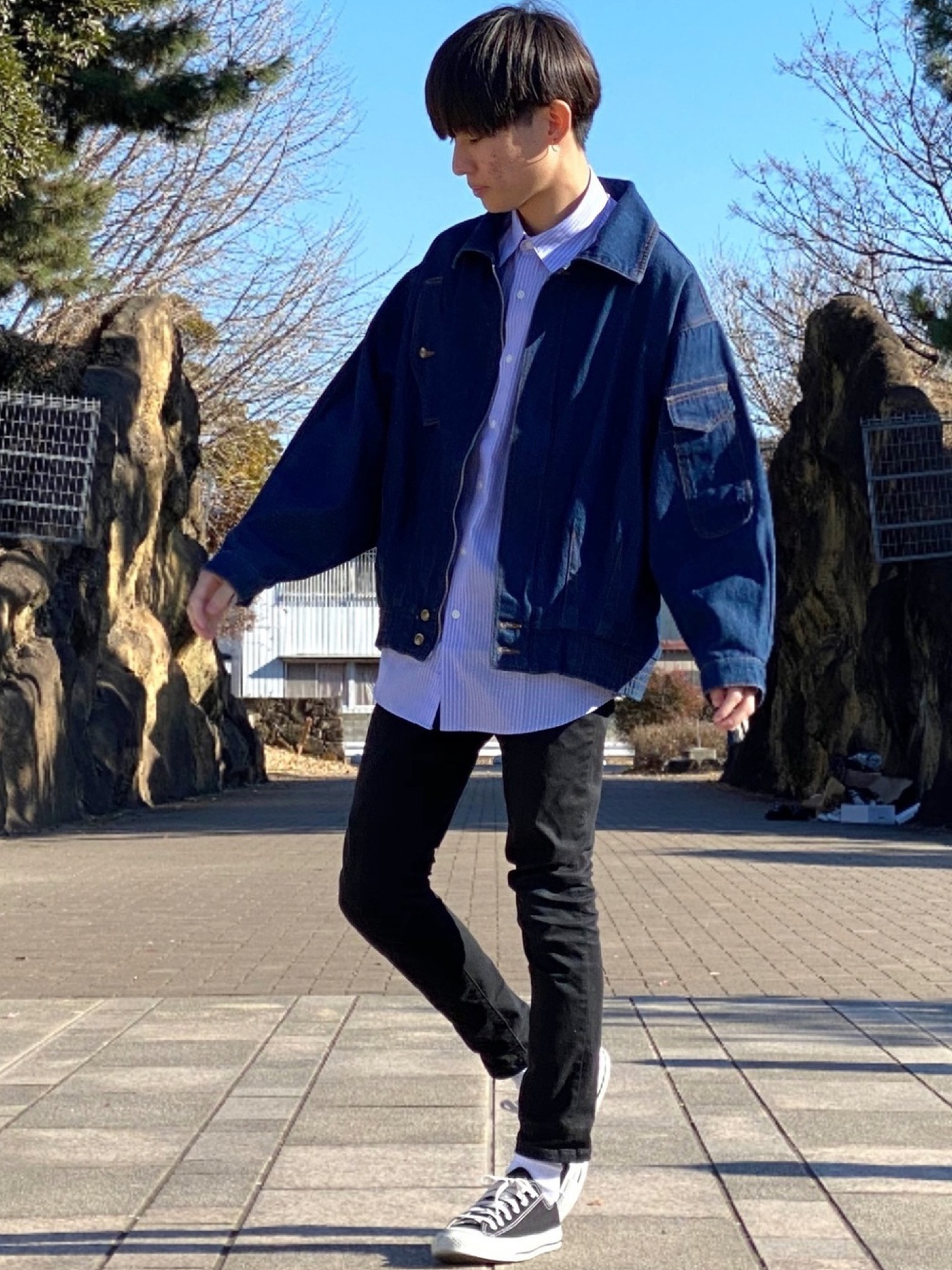 casper john 2点セット Flare Slacks/フレアスラックス（スラックス）｜Casper John