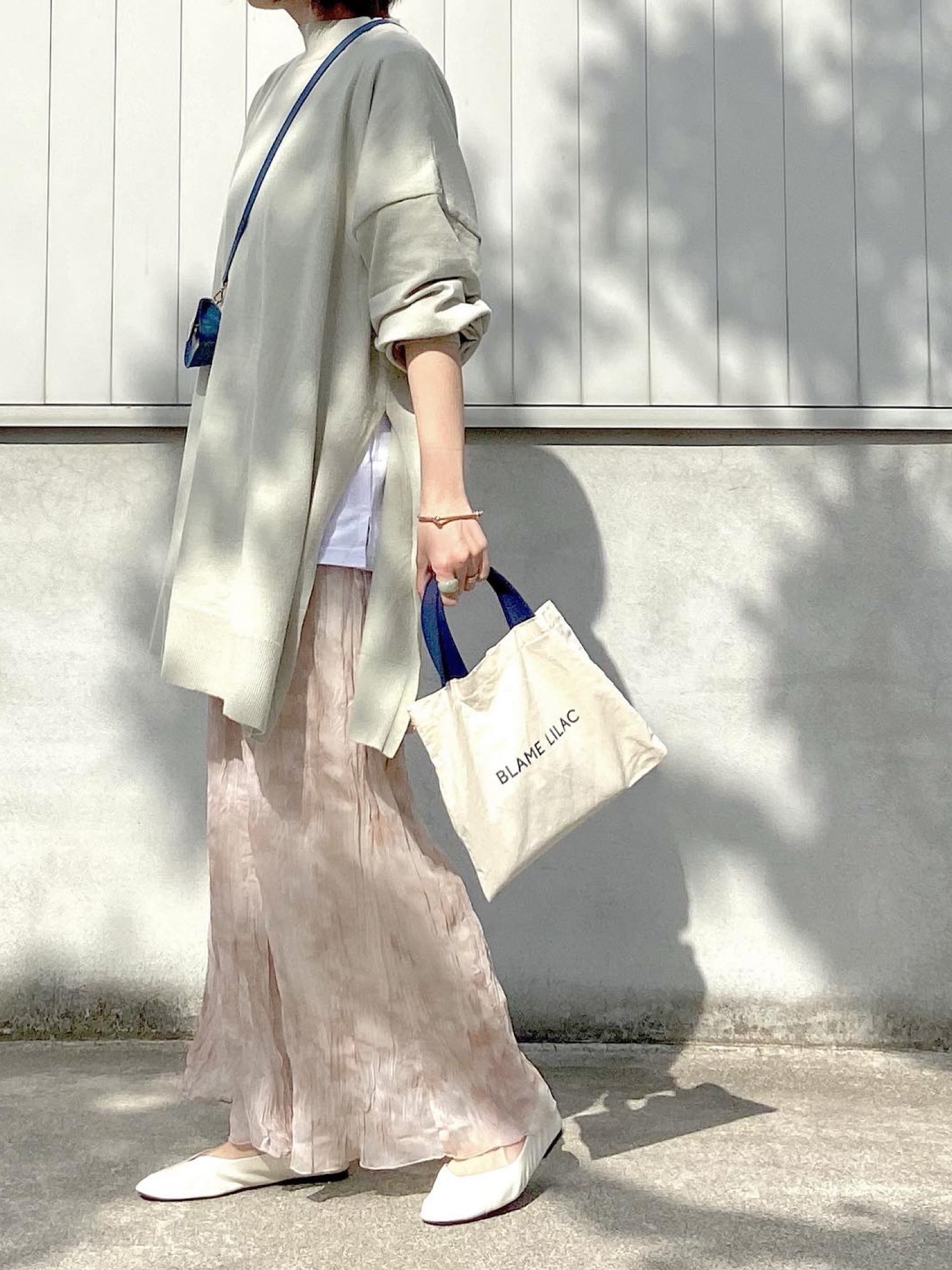 LB掲載】クロコ柄◇Blame Lilac マイクロショルダーバッグ◇EC