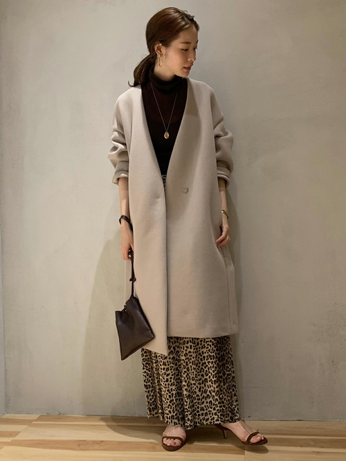 plageのアイテムを使った「スポンジリバーコート」の人気ファッション