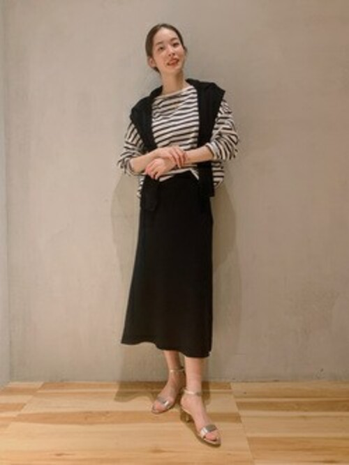 plage（プラージュ）の「【R'IAM】FEMININE テンジクボーダーTシャツ2