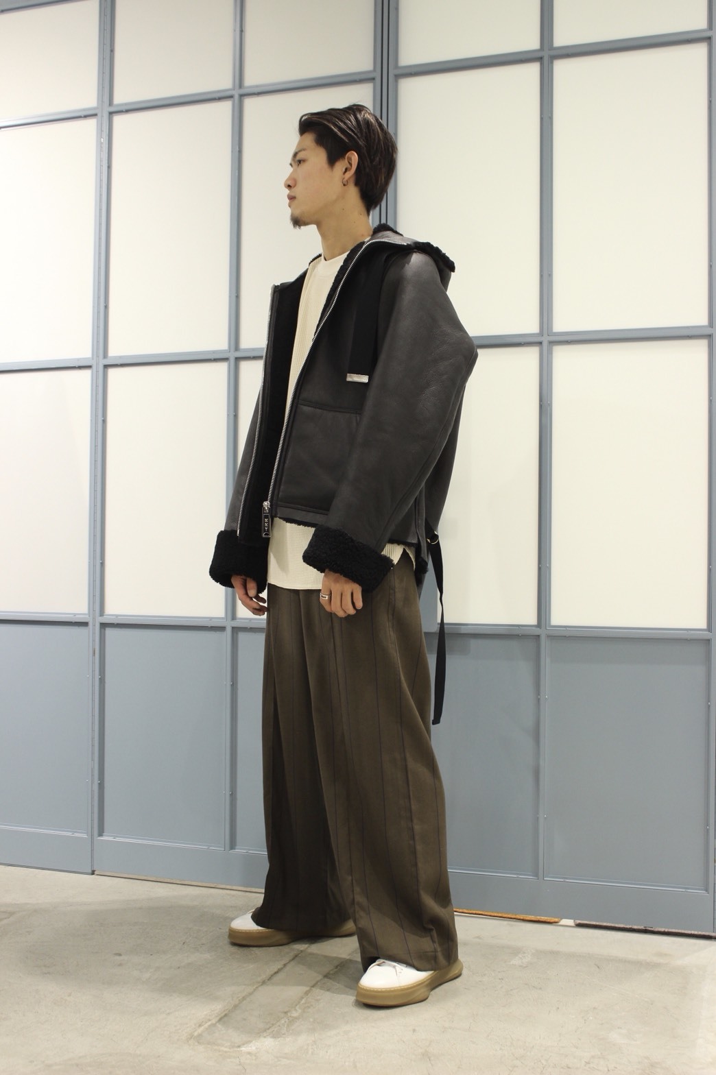 MIHARAYASUHIROのムートンコートを使った人気ファッション 