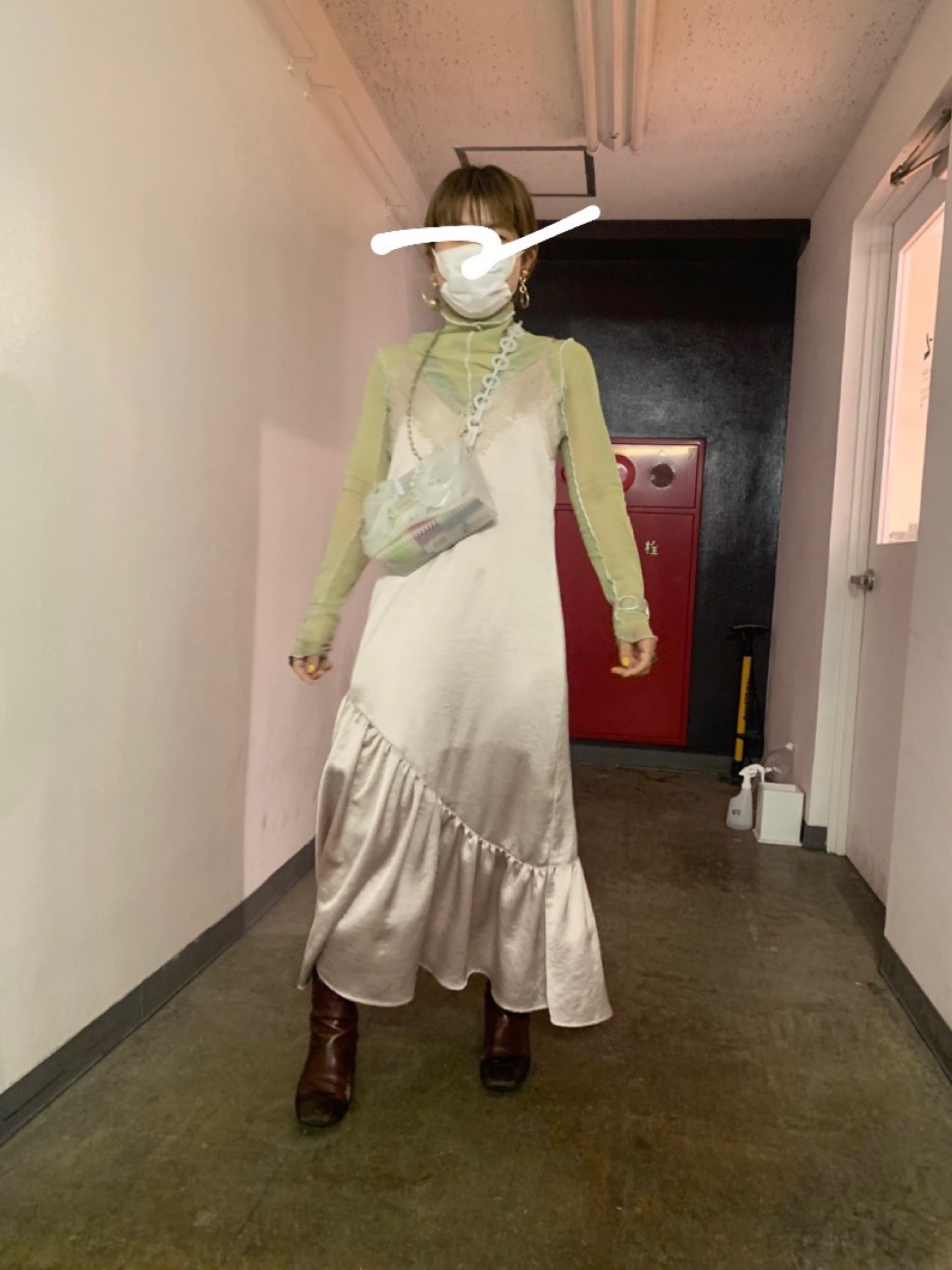 Ameri（アメリ）の「LADY LAYERED CAMI DRESS（ワンピース）」 - WEAR