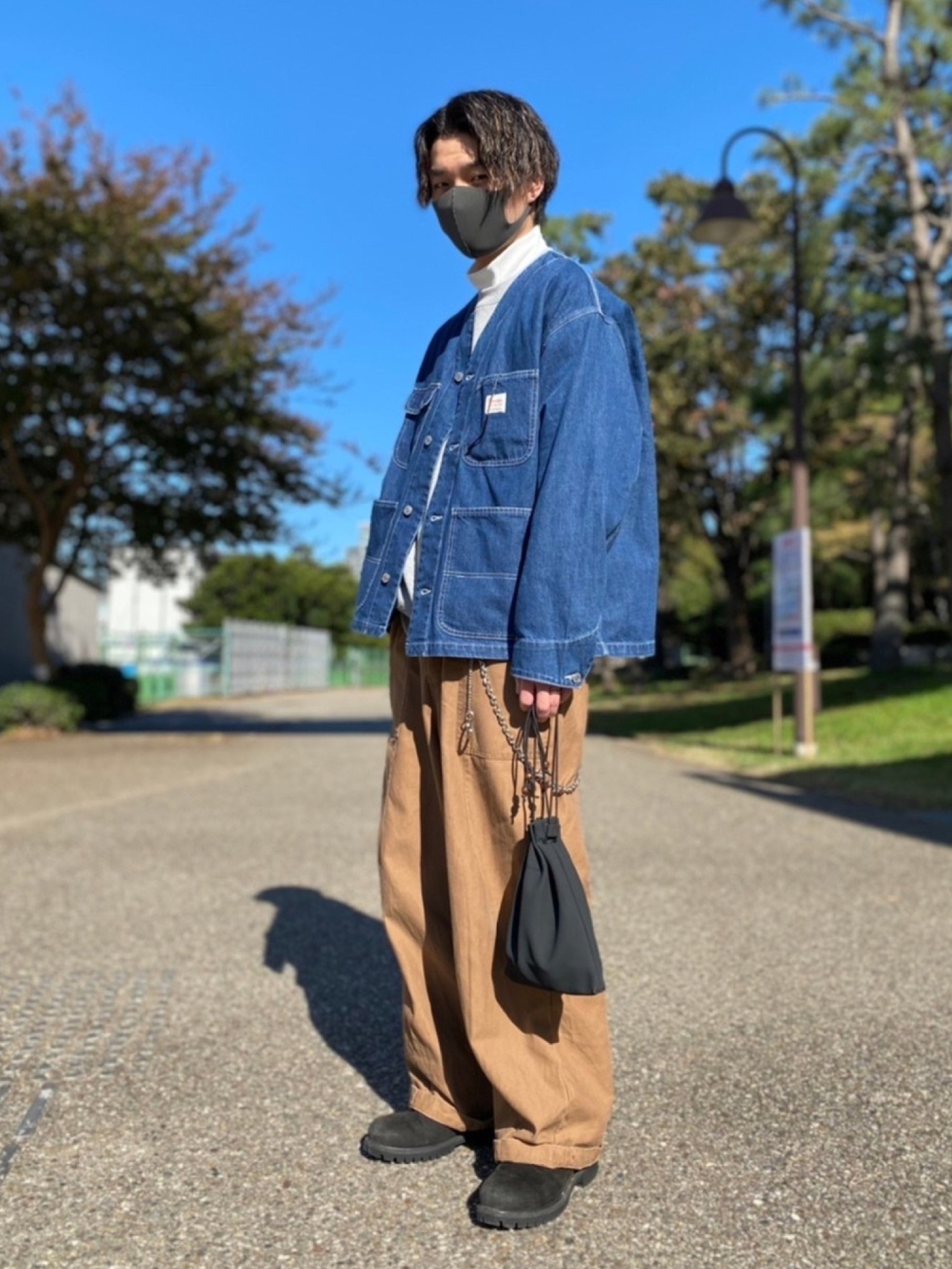WEB限定 PENNEYS×FREAK'S STORE/ペニーズ 別注 デニム ノーカラー
