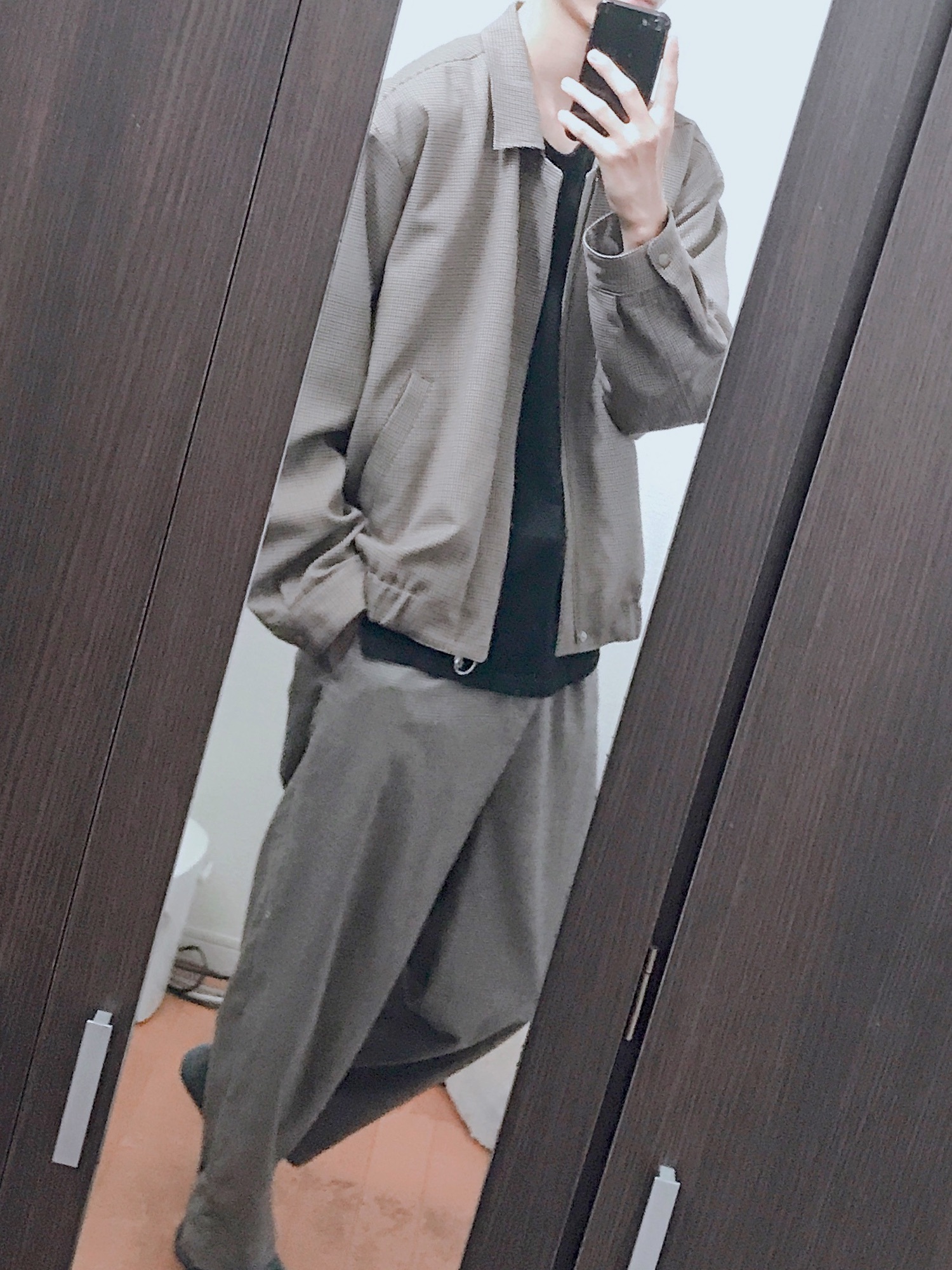 monkey time＞ PE GUNCLUB CHECK ZIP ブルゾン