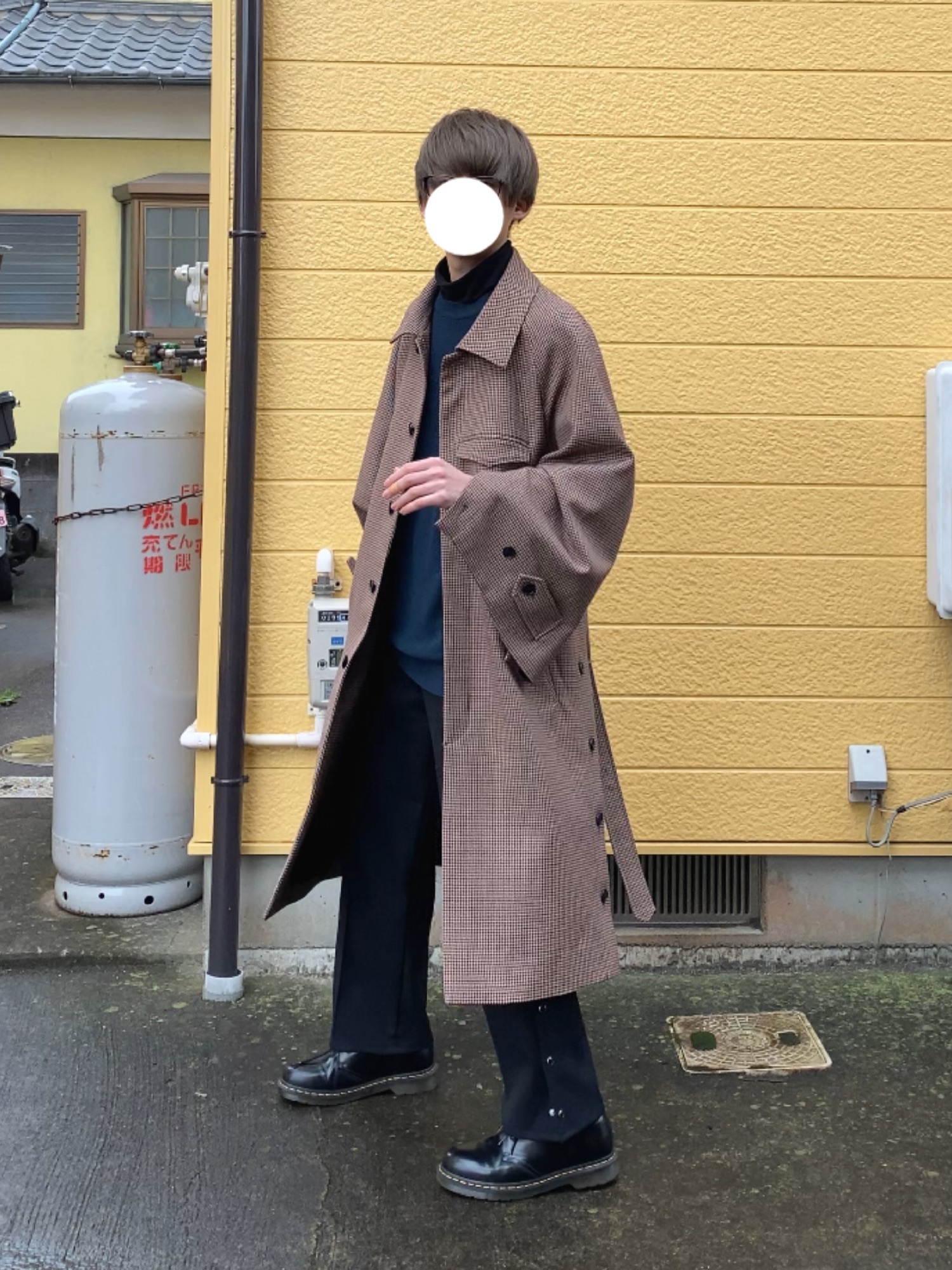 RYO TAKASHIMAのステンカラーコートを使った人気ファッション 