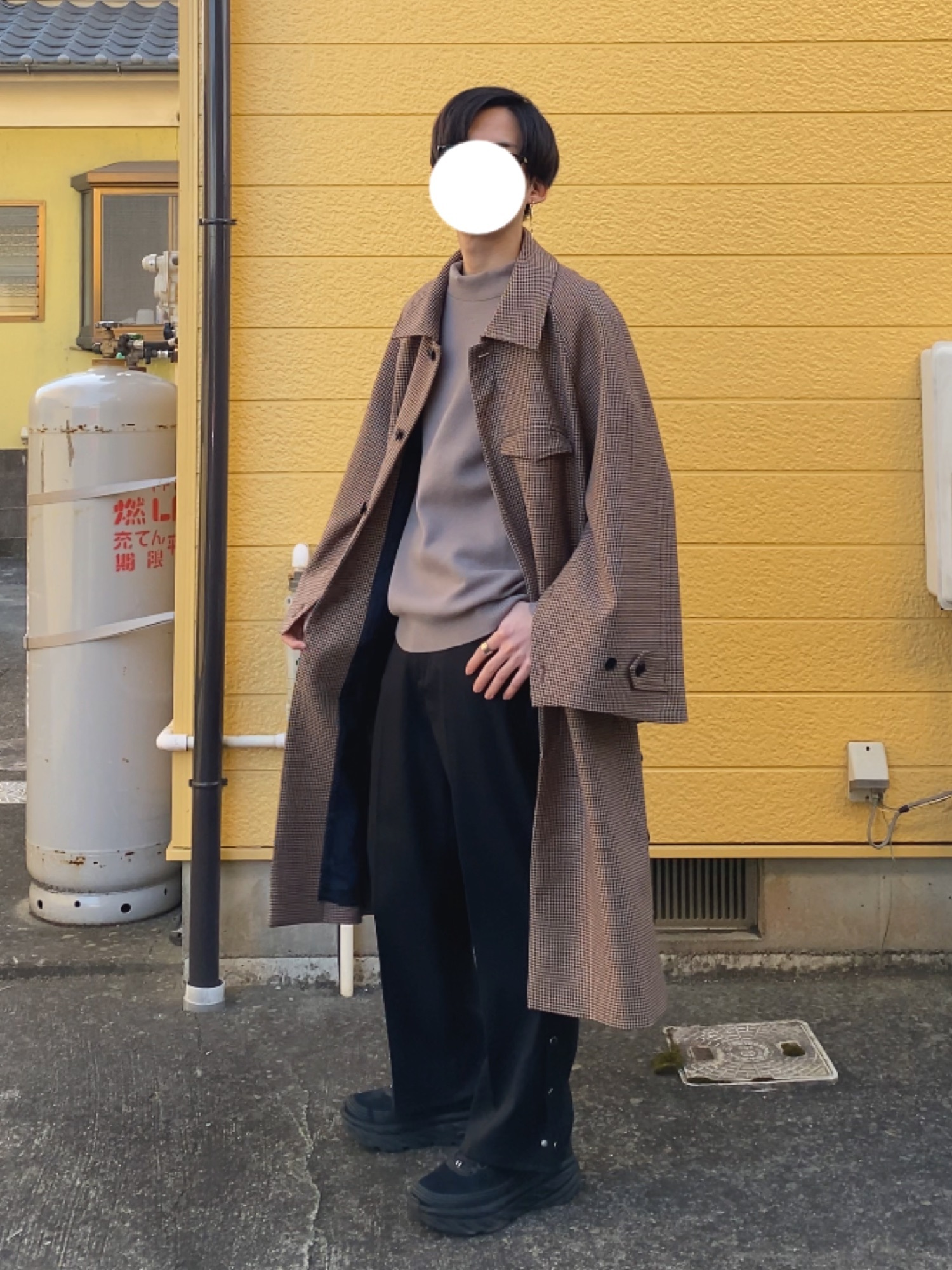 RYO TAKASHIMA（リョウタカシマ）の「Side slit balmacaan coat ...