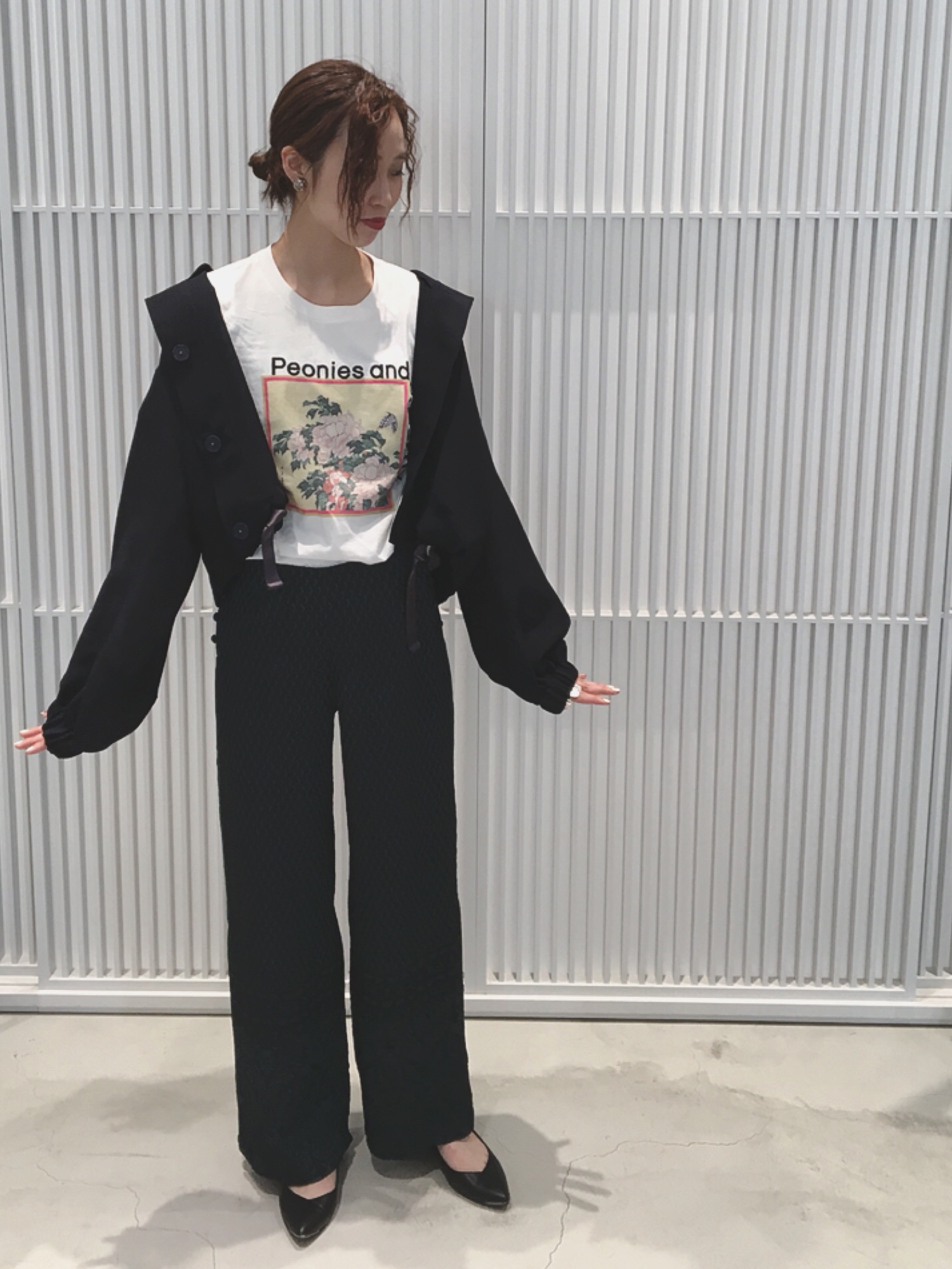UNITED TOKYO バルーンメッシュブルゾン　ノーカラージャケット　美品 UNITED TOKYO（ユナイテッドトウキョウ）の「バルーンメッシュ