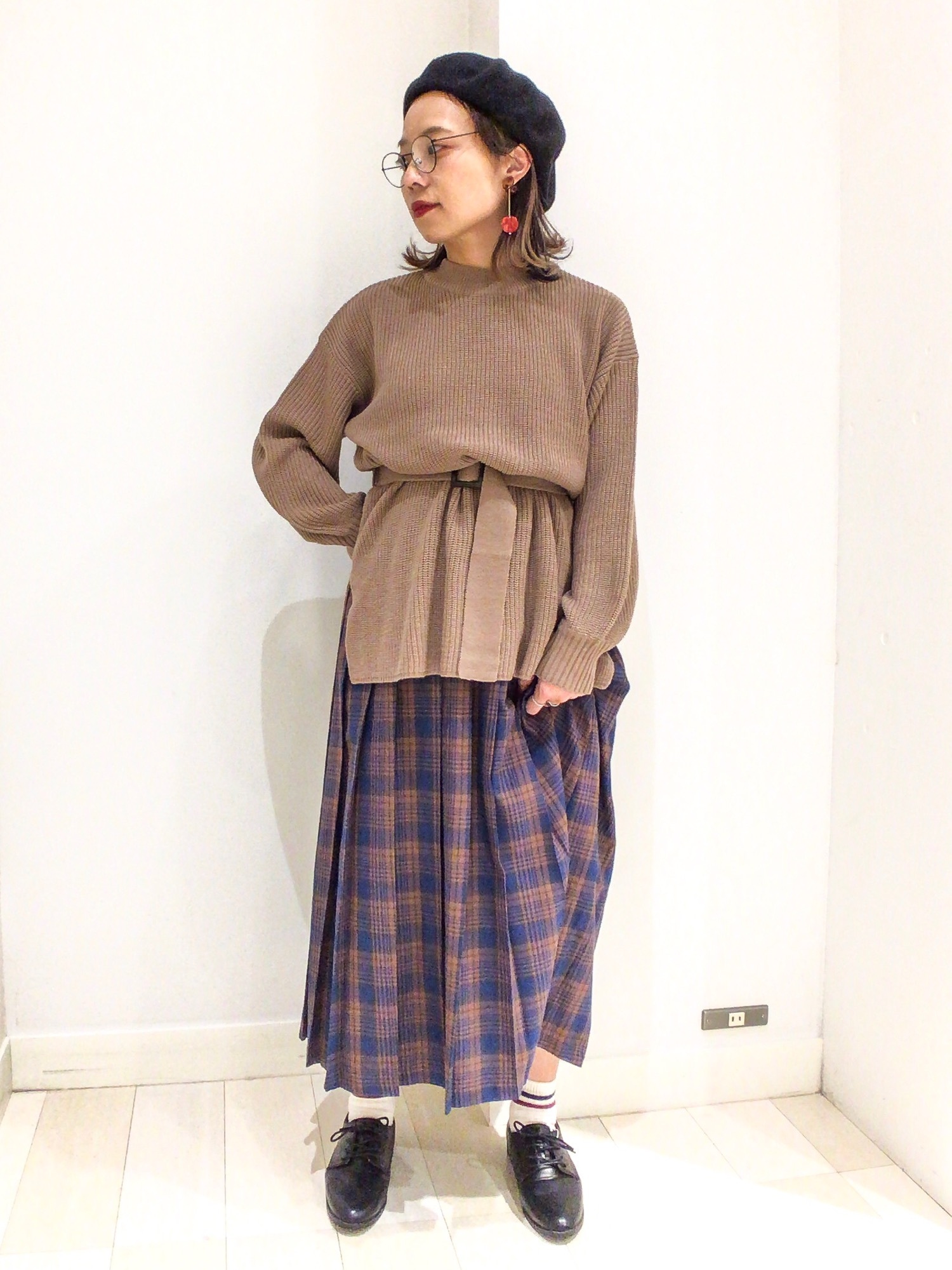 GLOBAL WORK（グローバルワーク）の「CAFEカラーアゼチュニック/861818  