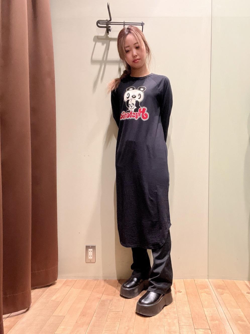最終値✨ヒステリックグラマー スカル　ベリー ドクロ 半袖ワンピース HYSTERIC GLAMOUR（ヒステリックグラマー）の「SKULL PANDA