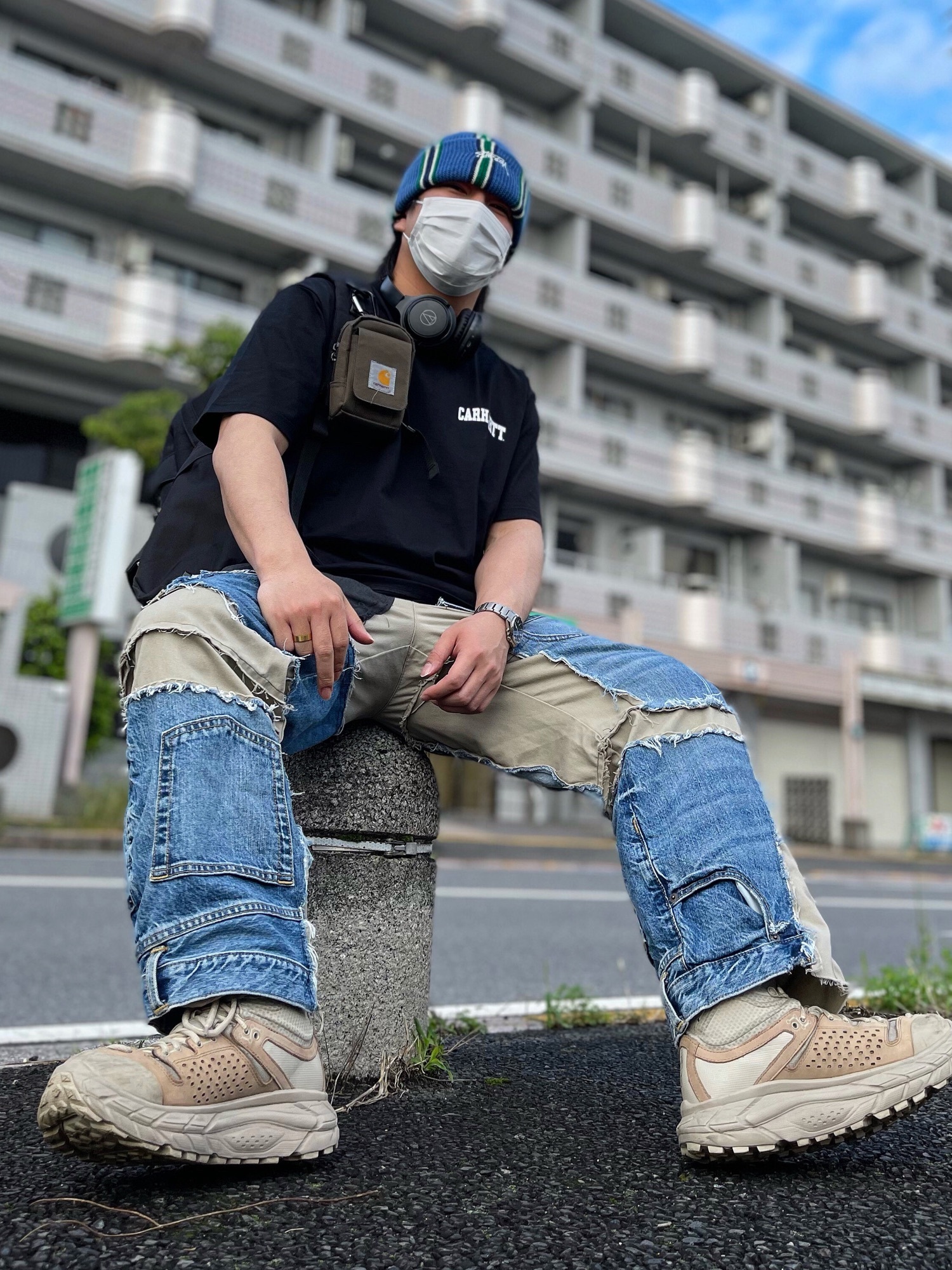 ★国内在庫/即発可*STUSSY*VERTICALストライプニット★ 210.jpg