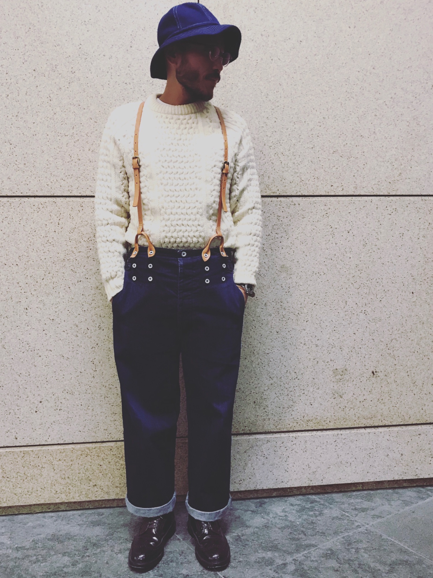 KAPITAL サスペンダー ブラウン kapital レザーサスペンダー ブラウン サスペンダー – ARTBROWN 革小物