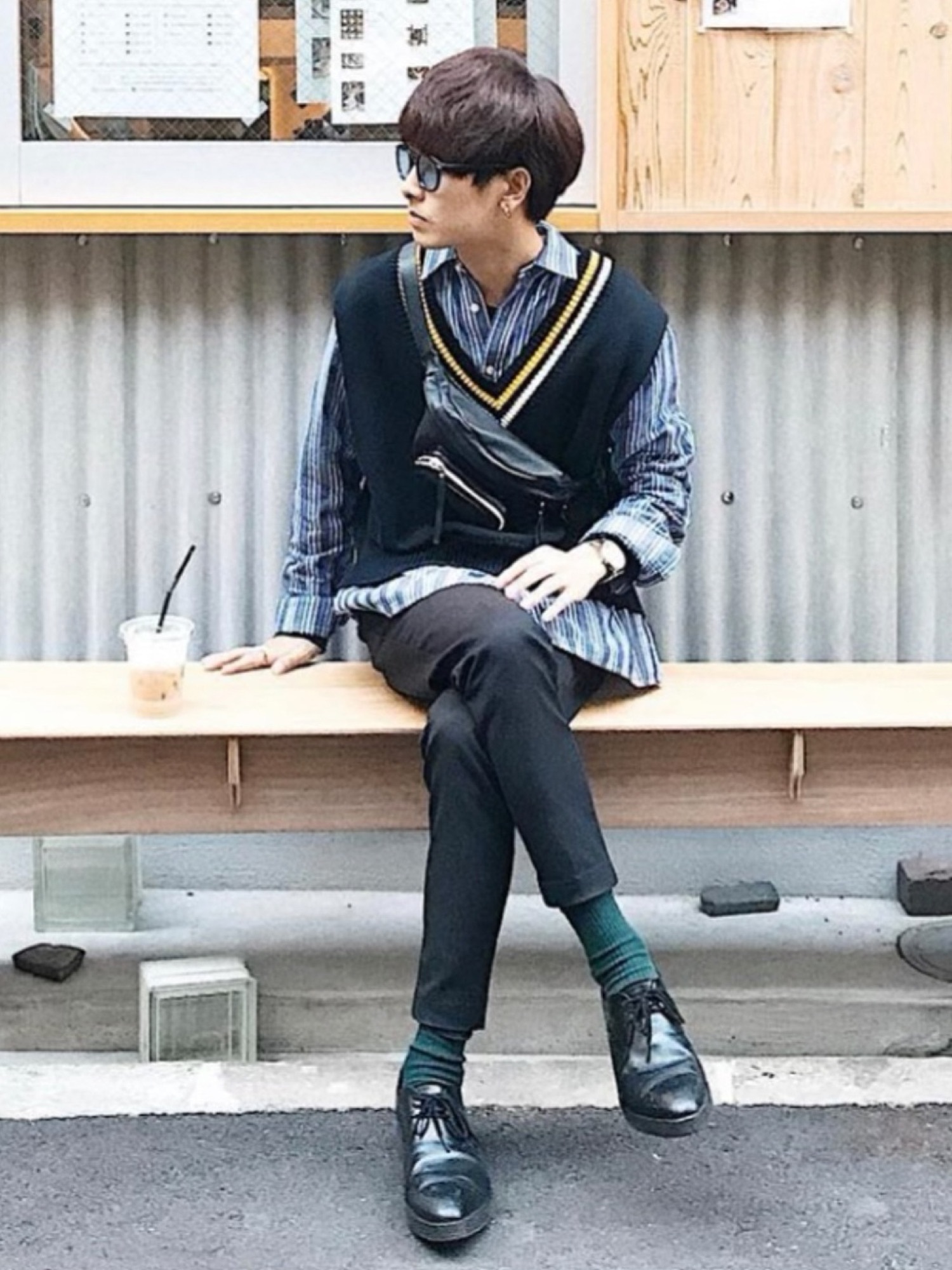 NEONSIGN（ネオンサイン）の「NEON SIGN LETTERED VEST（ベスト）」 - WEAR