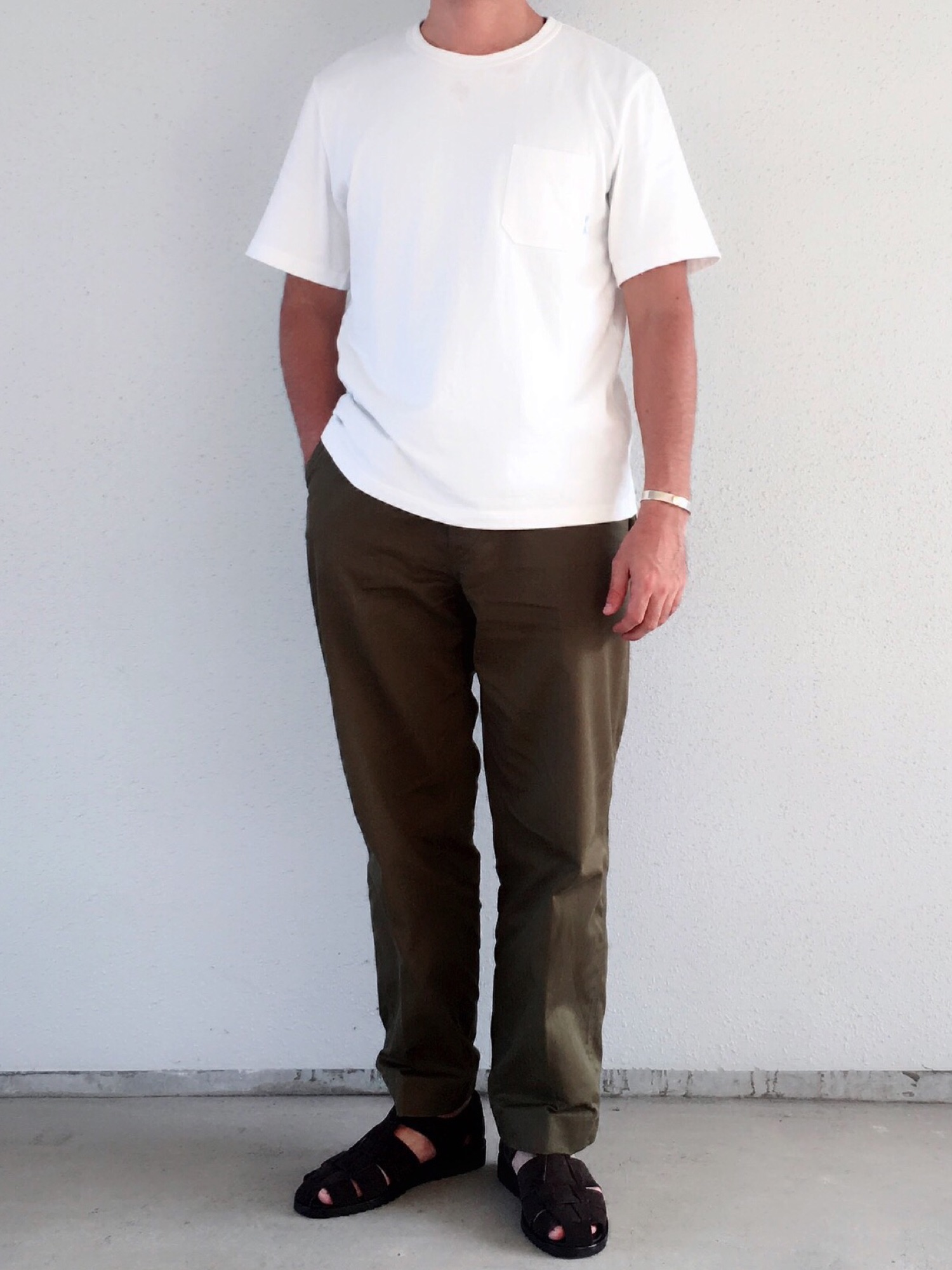 アットラスト　スラックス アットラスト】シルエットが綺麗なワークパンツ【購入品紹介