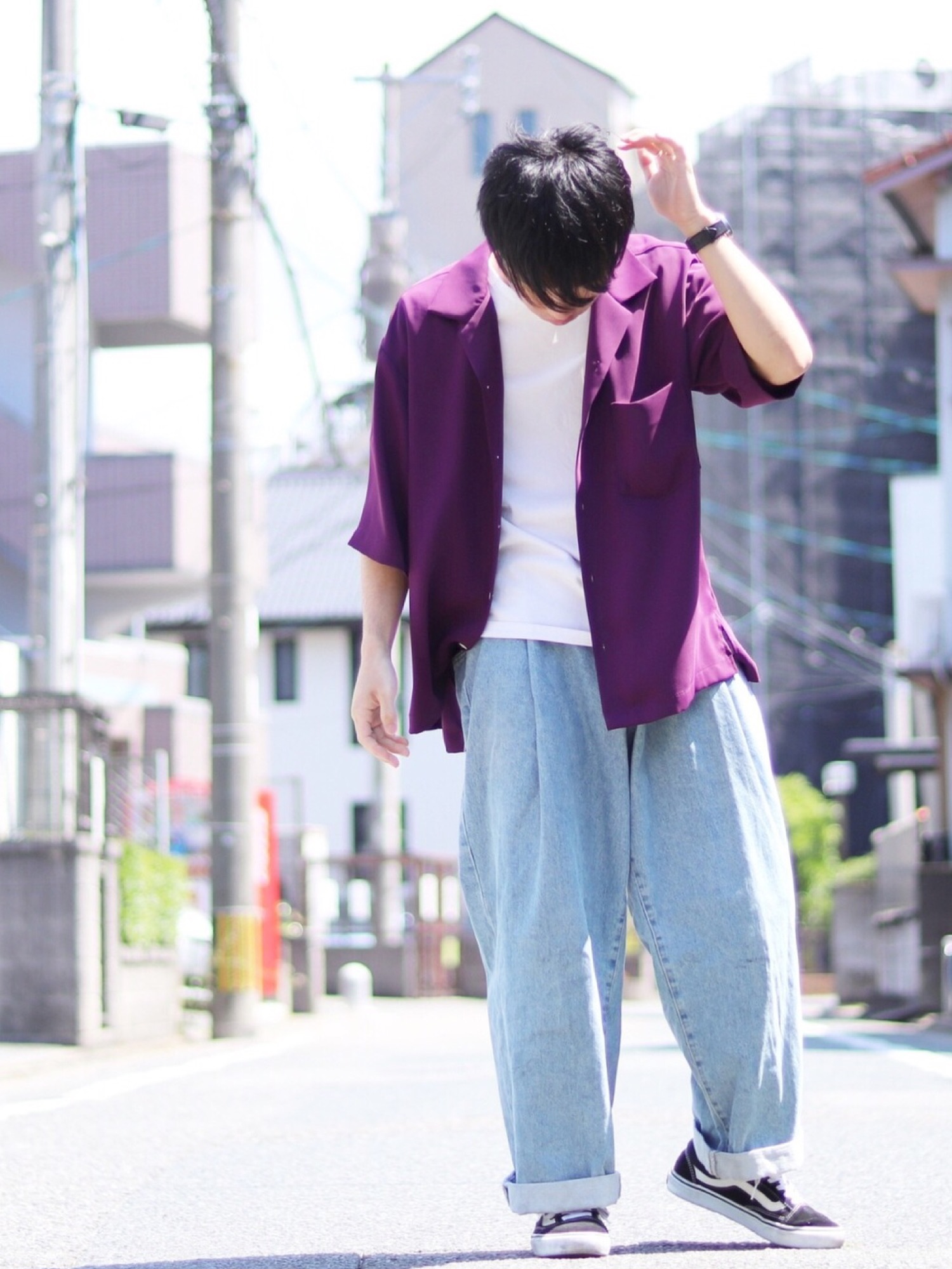 STUDIOUS（ステュディオス）の「オーバーサイズオープンカラー
