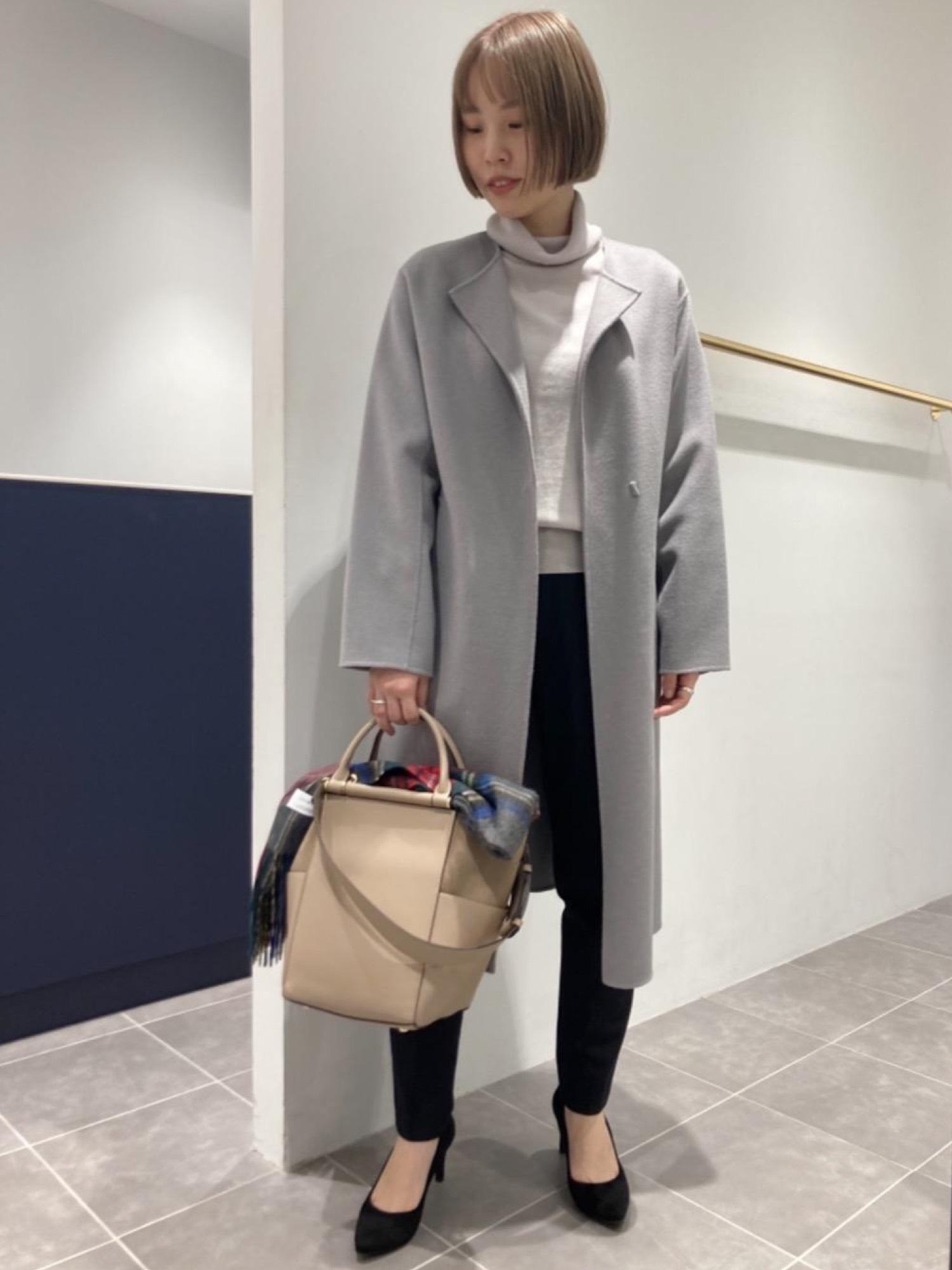 グリーンレーベル　ノーカラーリバーコート green label relaxing(グリーンレーベルリラクシング)の「CS