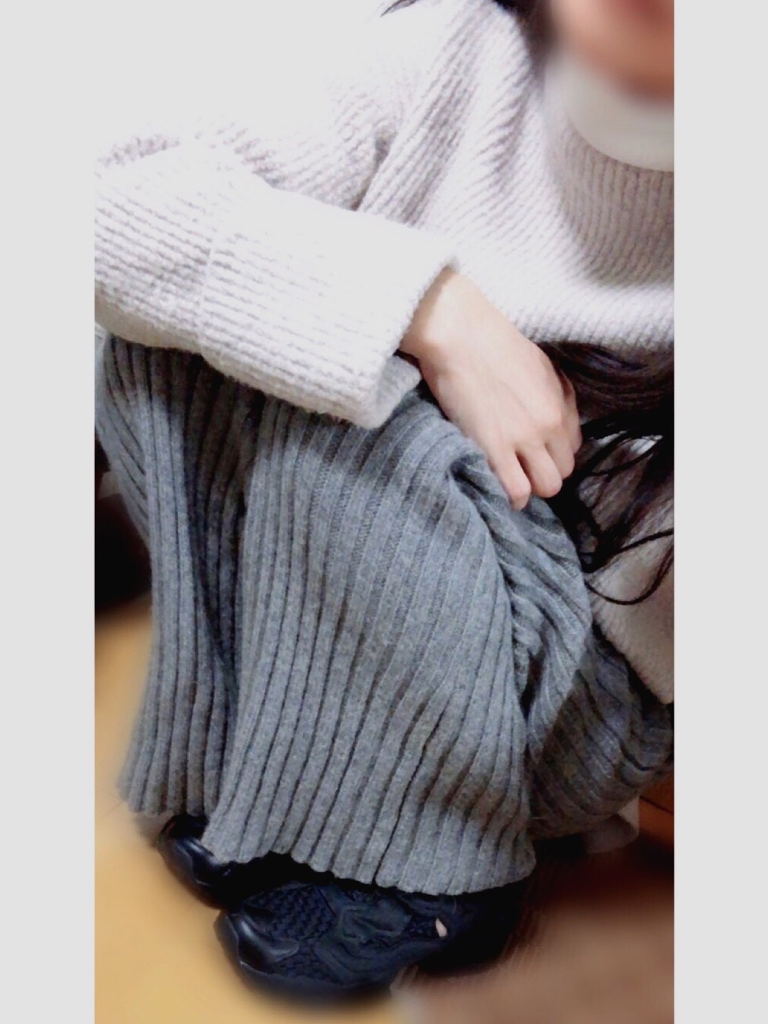 KBF【2016AW】サイドスリットBIGニット KBF（ケイビーエフ）の「KBF サイドスリットBIGニット（ニット