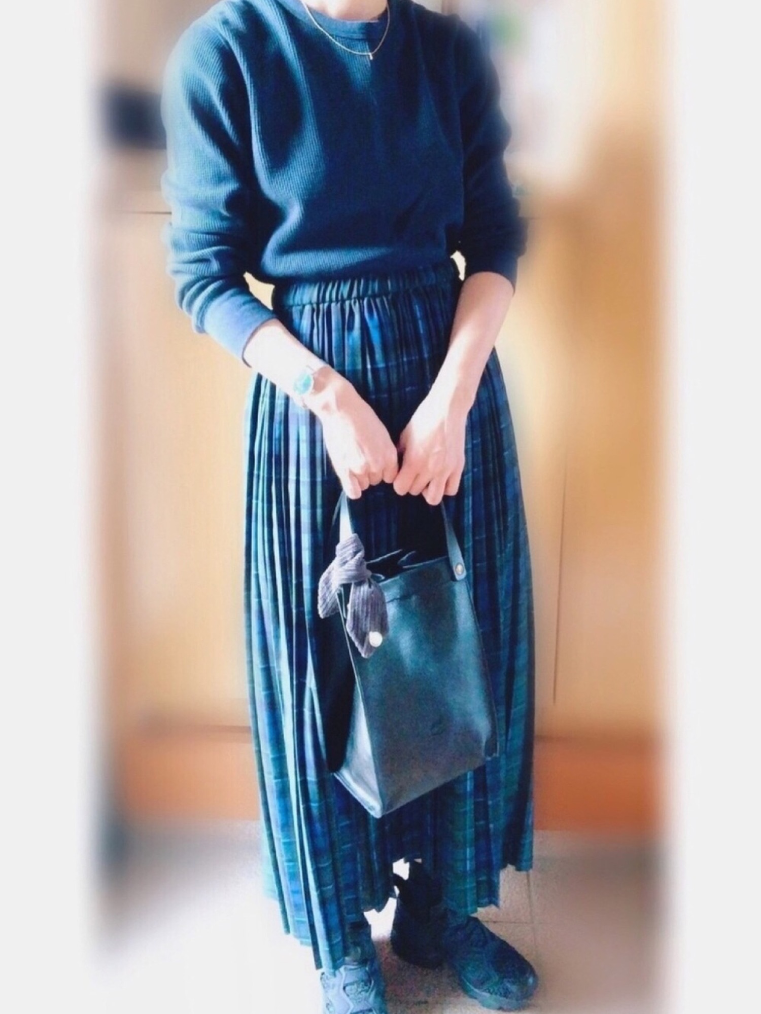 レディース美品♦︎2018AW IENA チェックプリーツスカート  サイズ 36