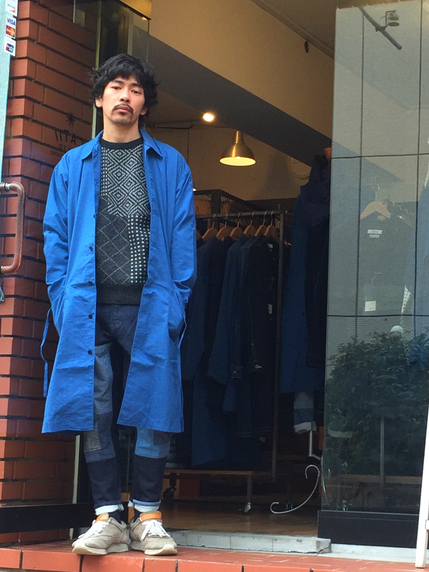 FDMTL（ファンダメンタル）の「FDMTL INDIGO NYLON LONG COAT（ステン
