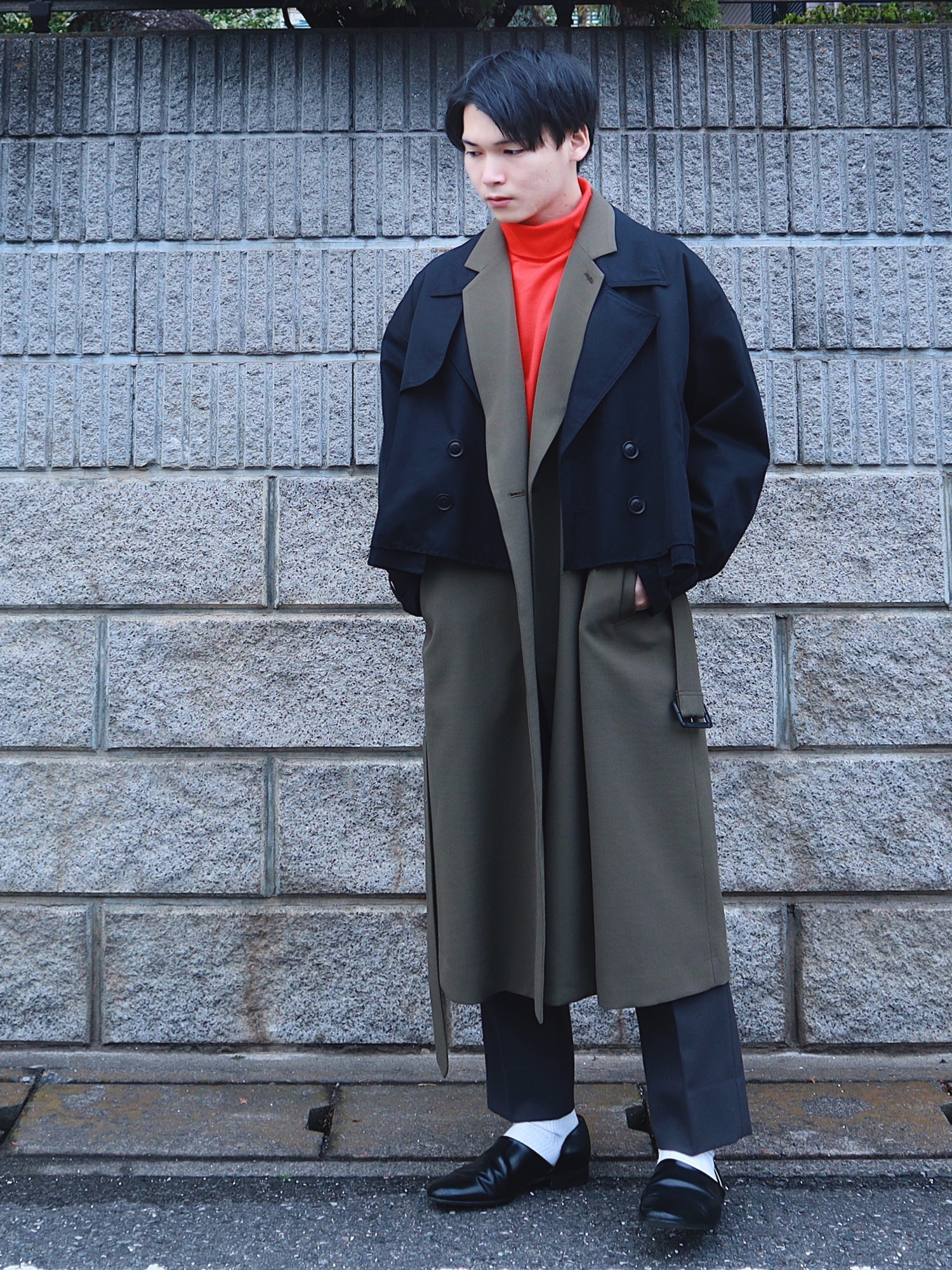 ETHOSENS（エトセンス）の「ETHOSENS ウールトレンチコート（トレンチ