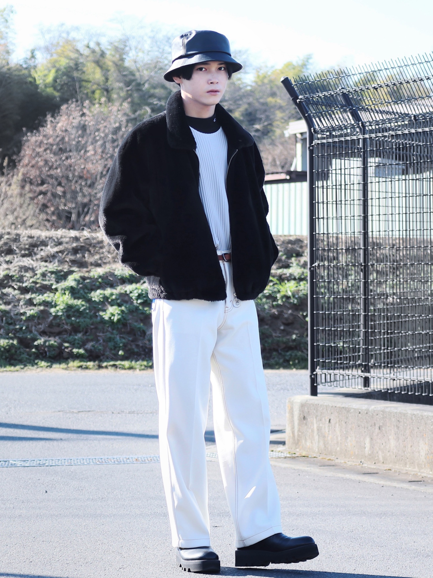 monkey time＞ FAUX FR ZIP BLOUSON/ブルゾン ◇を使った人気 