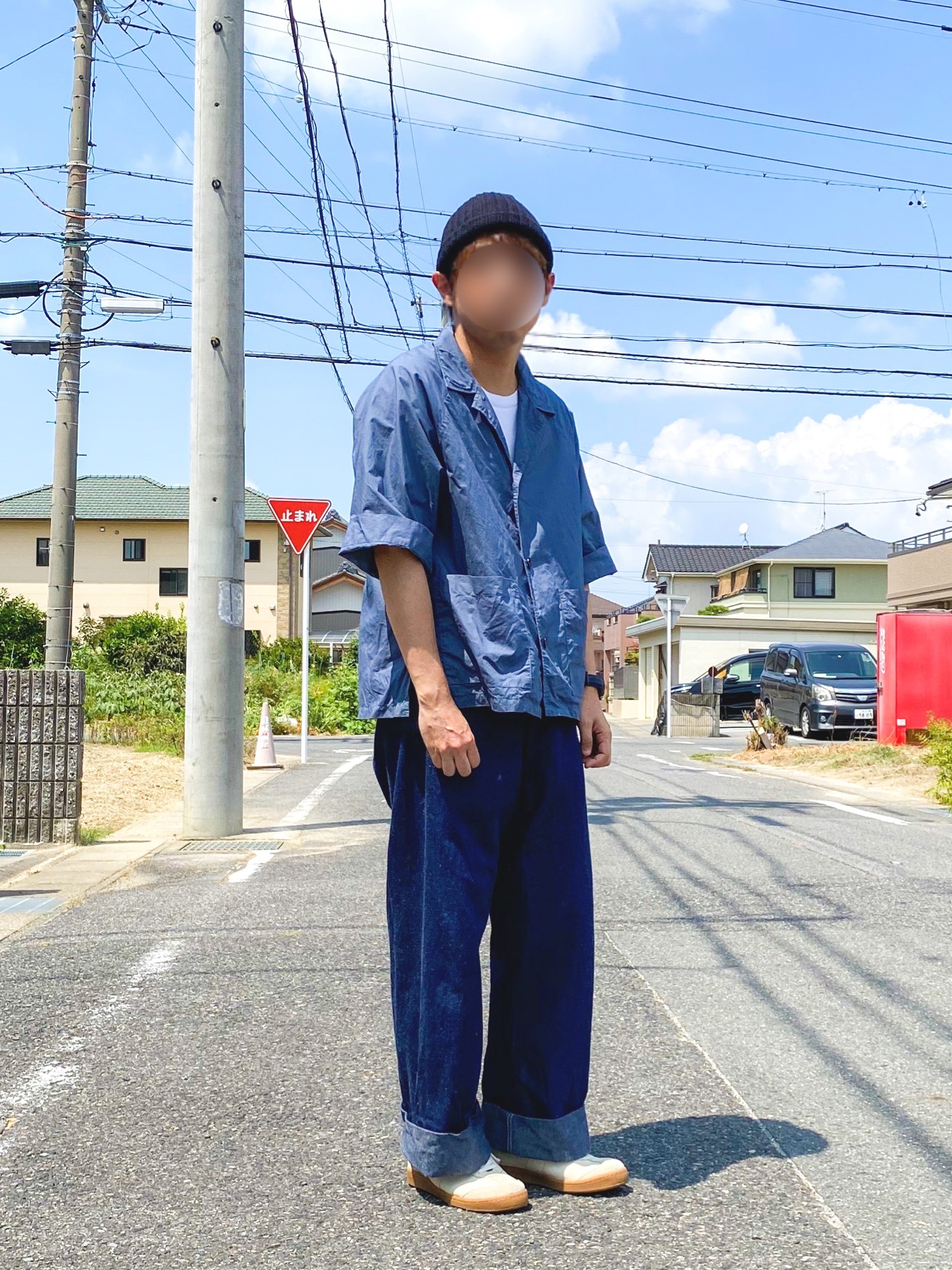 MHL. DRY COTTON RAMIE POPLIN 綿麻　半袖シャツ MHL. DRY COTTON RAMIE POPLIN 綿麻 半袖シャツ - メルカリ