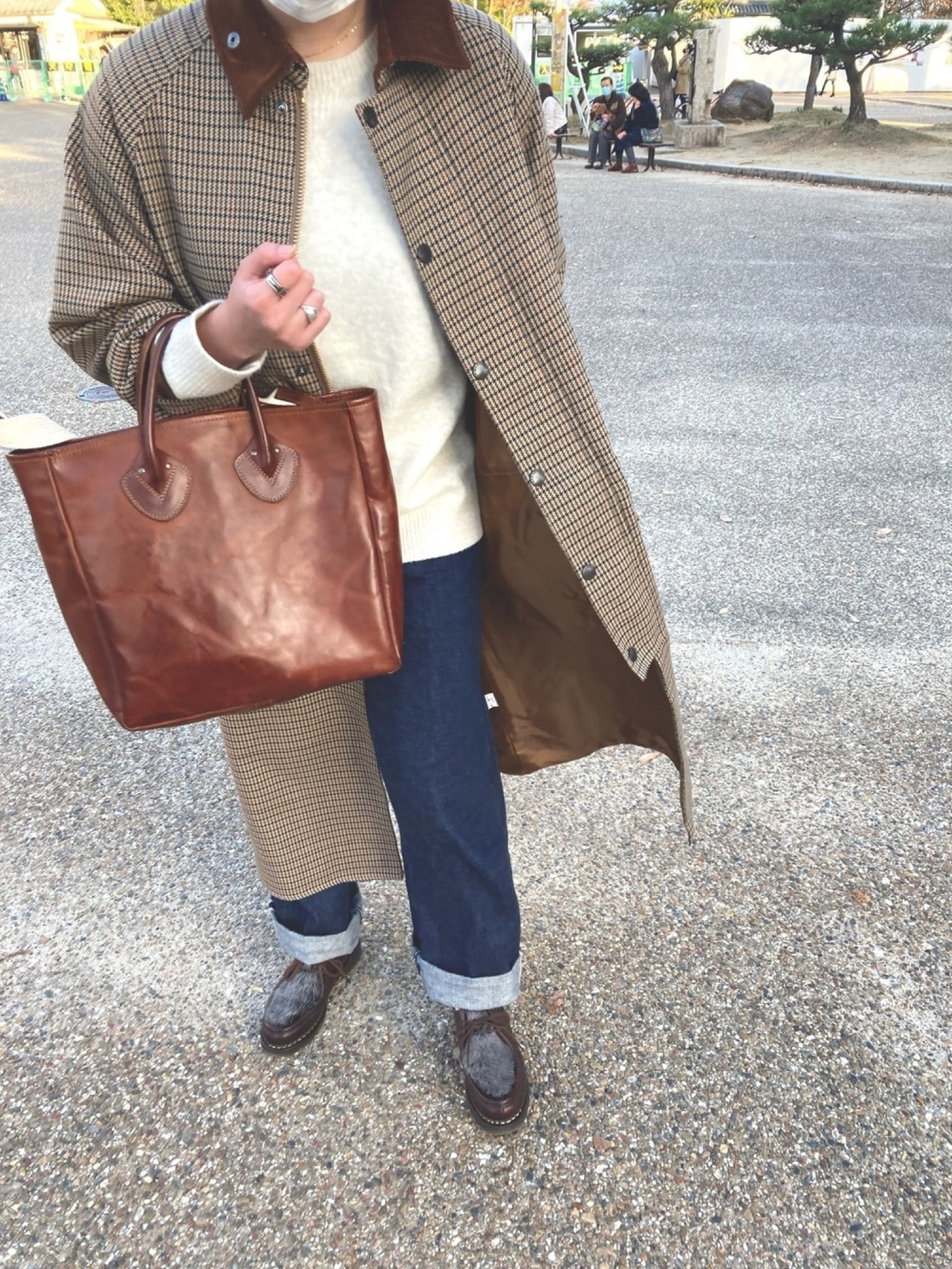BARBOUR (バブアー) LADIES BURGHLEY W/B GUNCLUBCHECK ニューバーレー