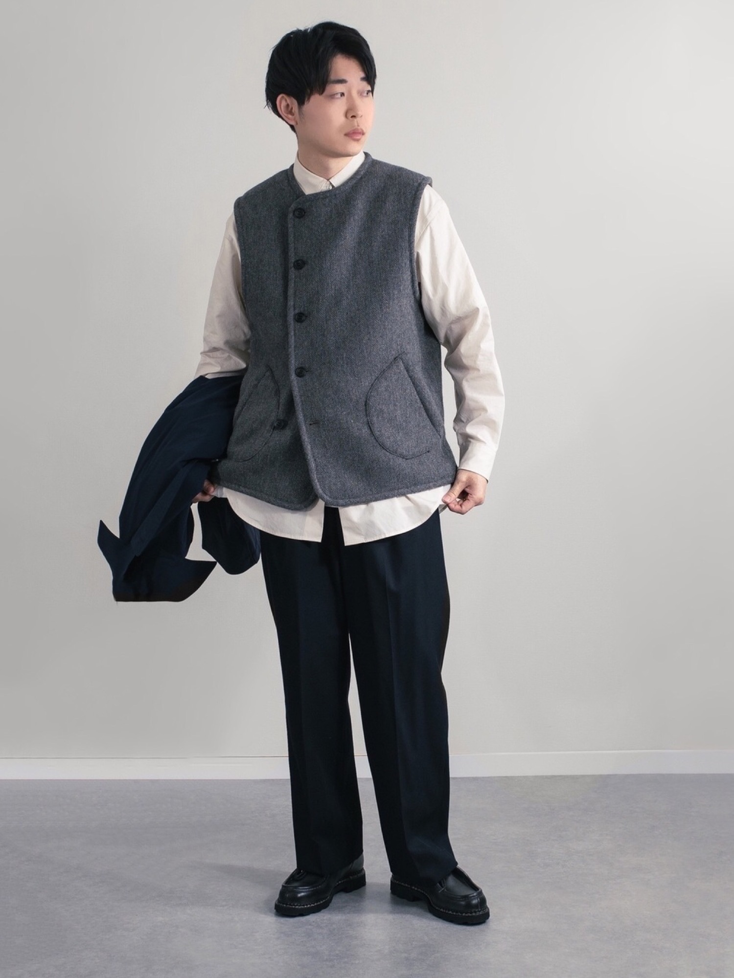 TROVE（トローヴ）の「TROVE trove luu vest リバーシブルベスト 