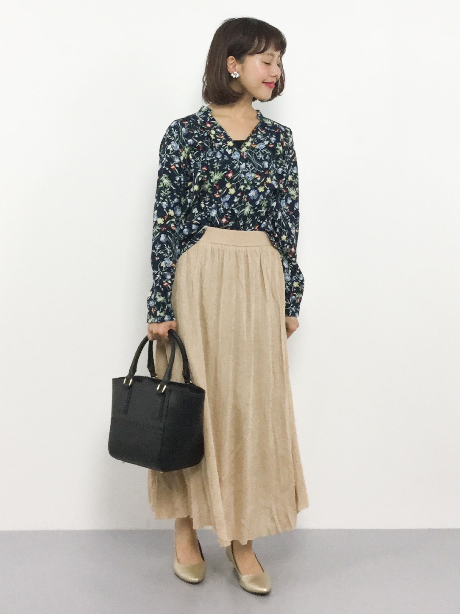 SLOBE IENA（スローブイエナ）の「ラメプリーツニットスカート