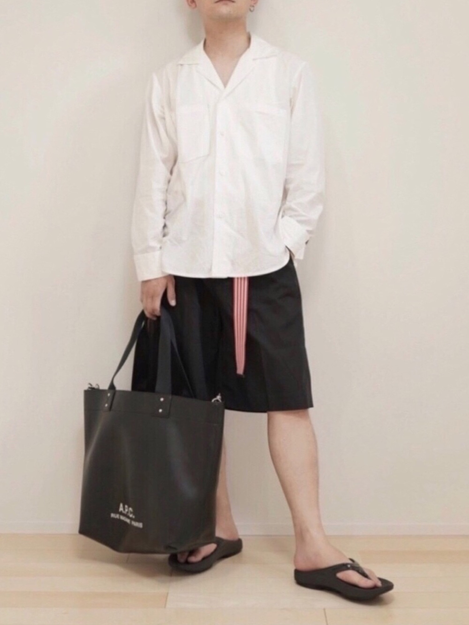 Botter ベルト BOTTER（ボッター）の「【BOTTER】 BELT RED WHITE STRIPE