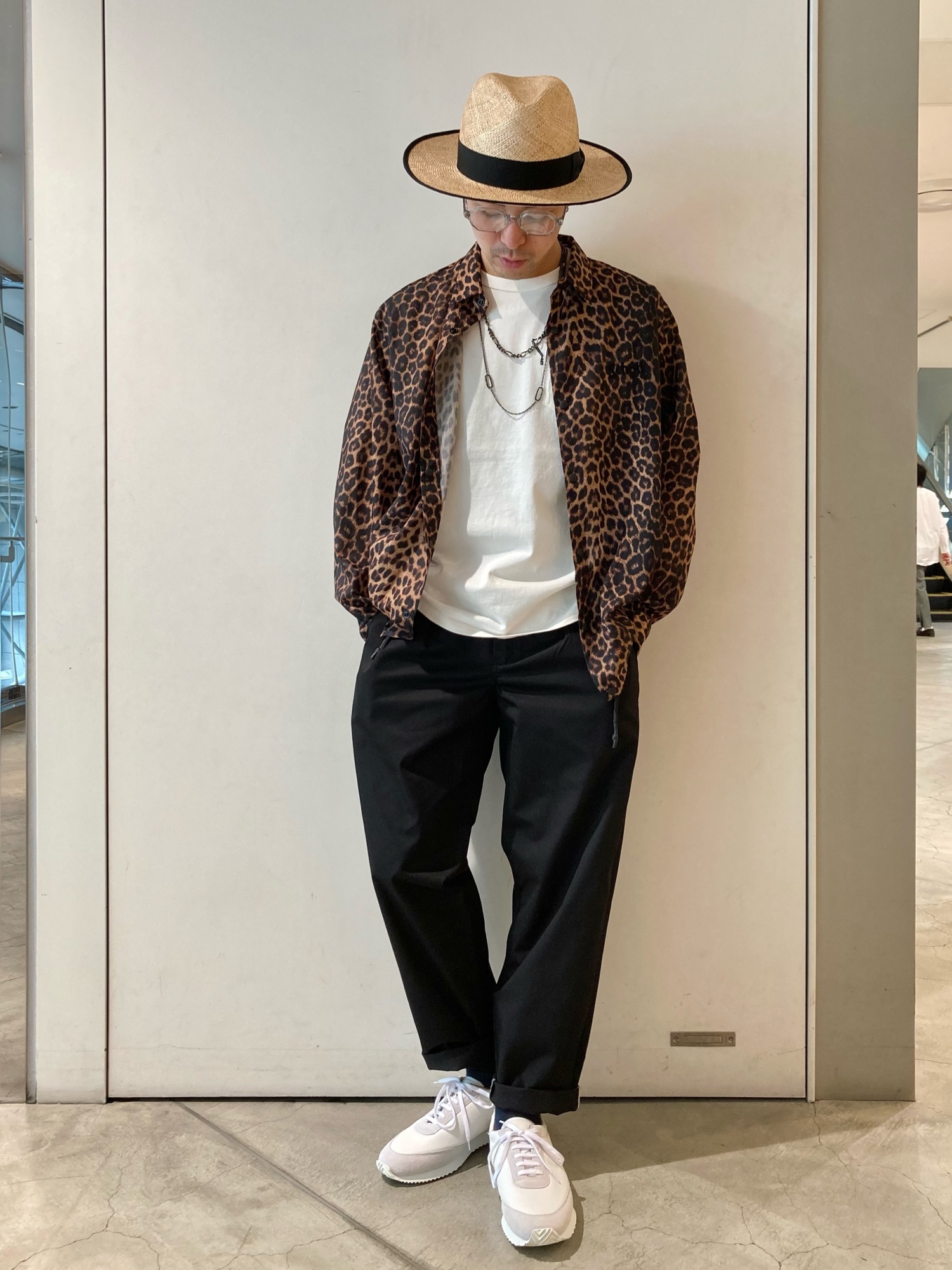 schott（ショット）の「Schott(ショット)LEOPARD COACH SHIRT