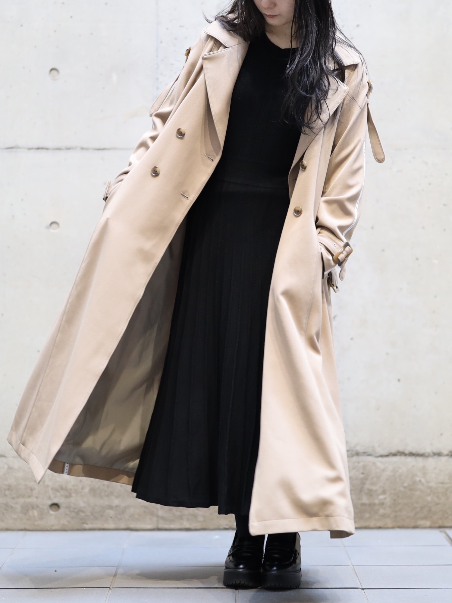 Ameri（アメリ）の「AMERI PASS CODE LINE COAT（トレンチコート