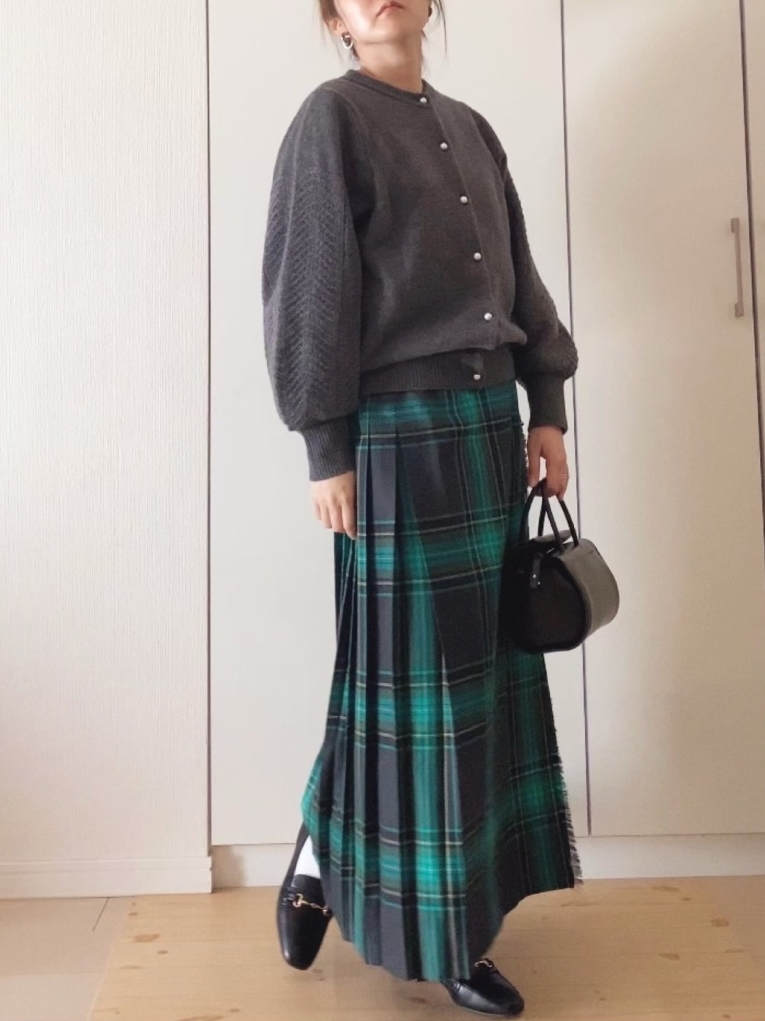 SLOBEIENA ウールカシミヤ柄編みカーディガン SLOBE IENA(スローブイエナ)の「ウールカシミヤ柄編みカーディガン