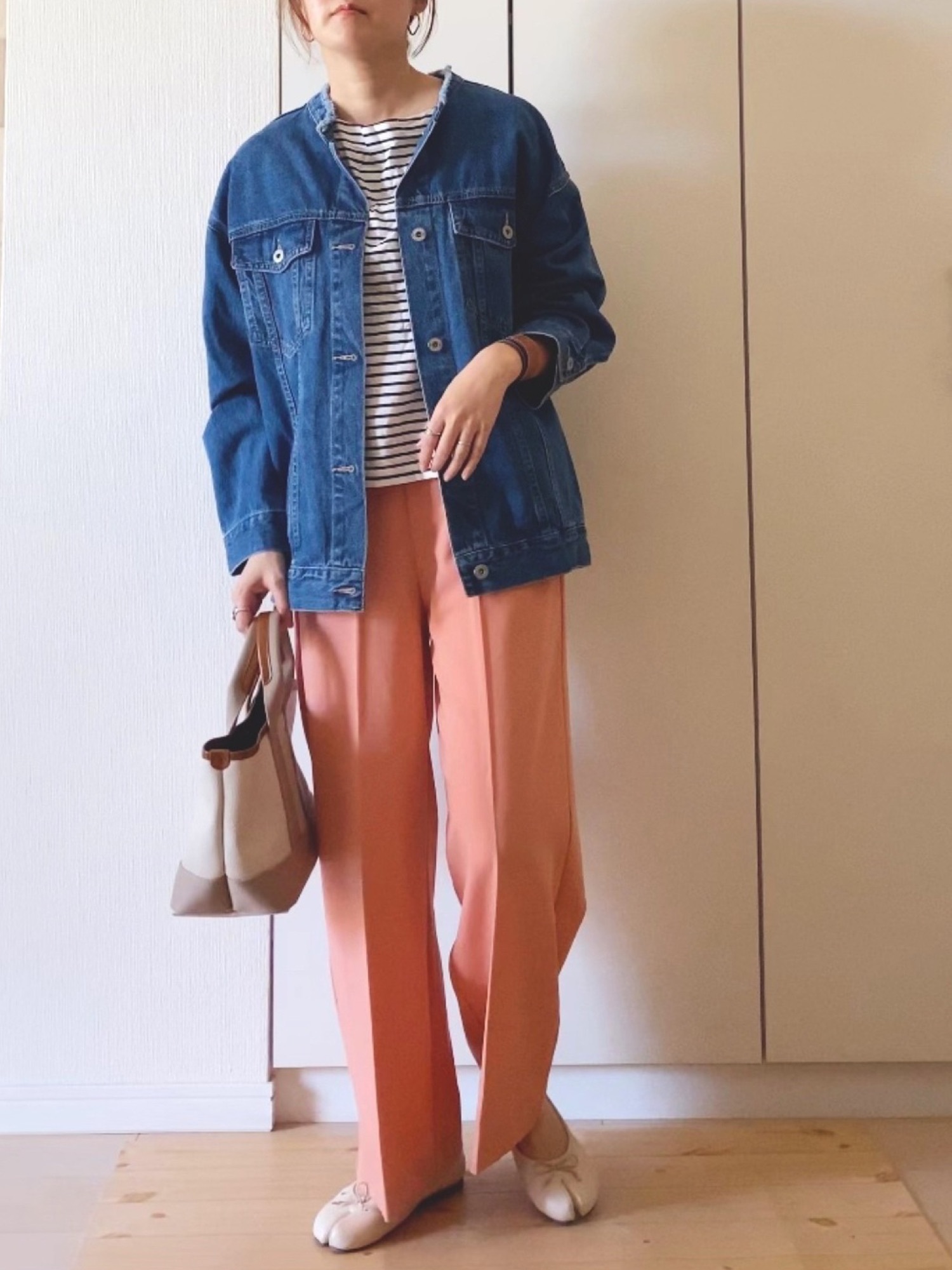SLOBE IENA（スローブイエナ）の「LE DENIM ノーカラーGジャン